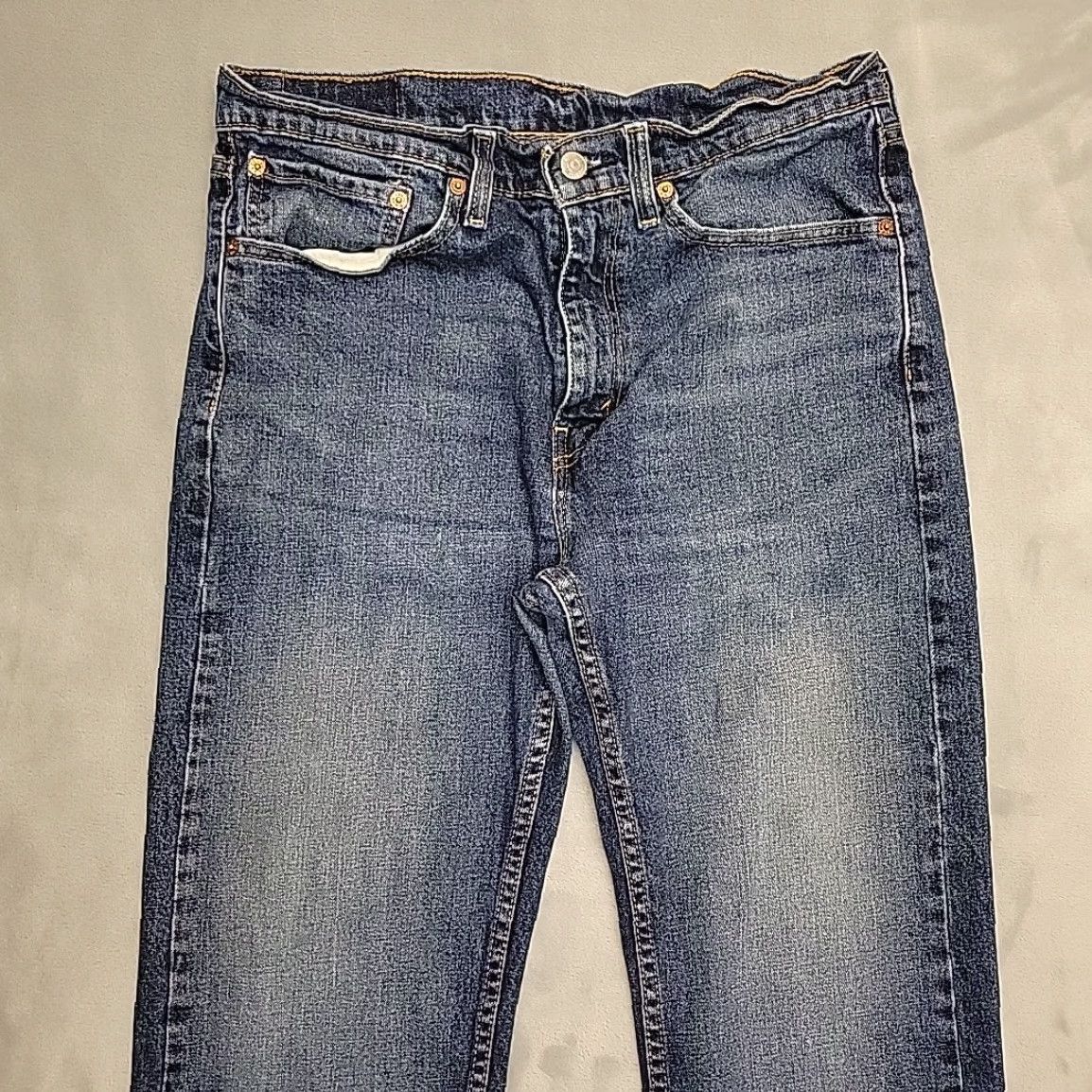 Vintage VINTAGE Levis 505 Jeans Mens 34x32 Blue Regular Fit Straight Leg Denim Everyday Comfort Size US 34 / EU 50 - 3 Thumbnail