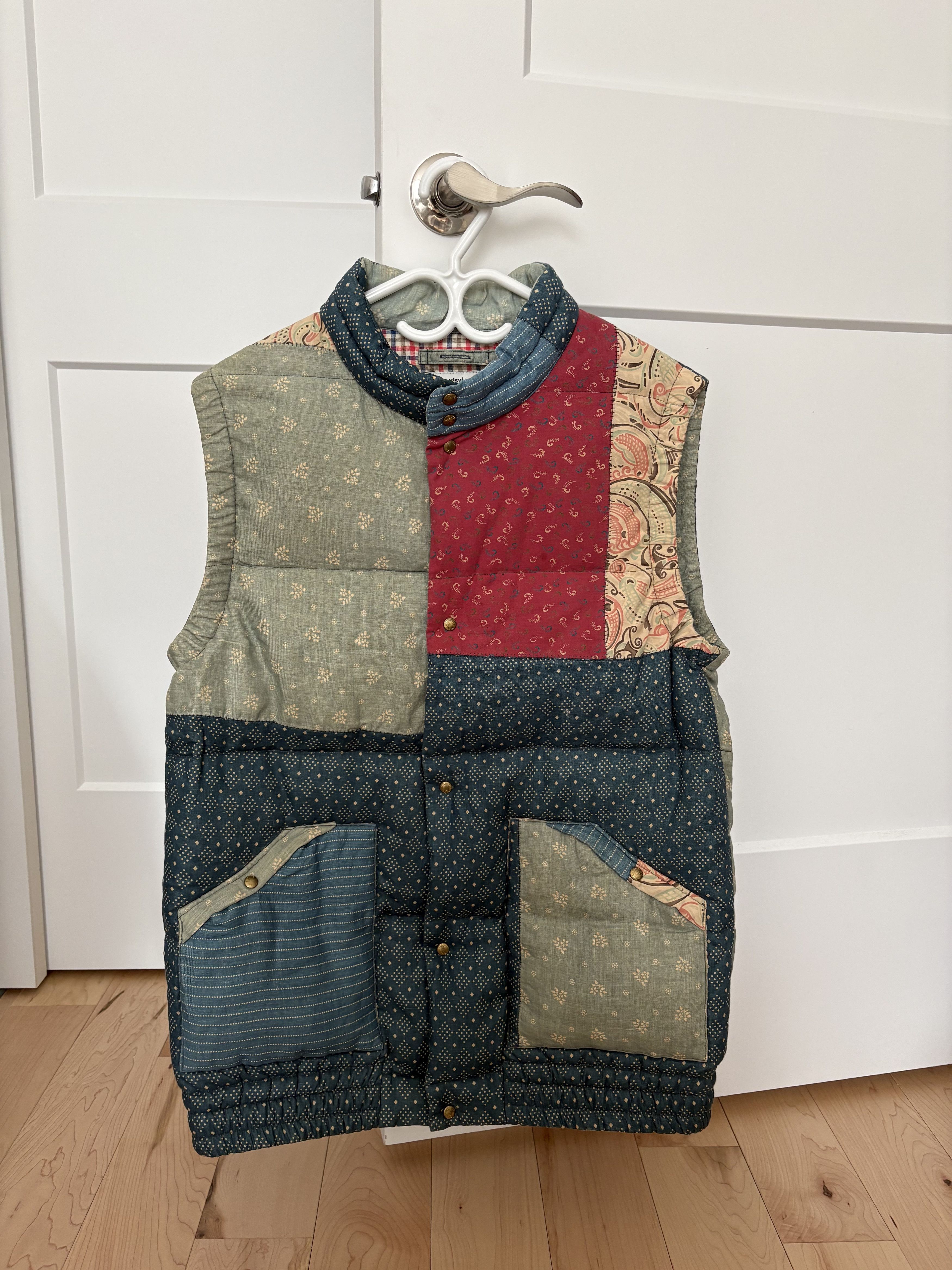Visvim Visvim Patchwork Down Vest (One of a Kind) Size US L / EU 52-54 / 3 - 1 Thumbnail