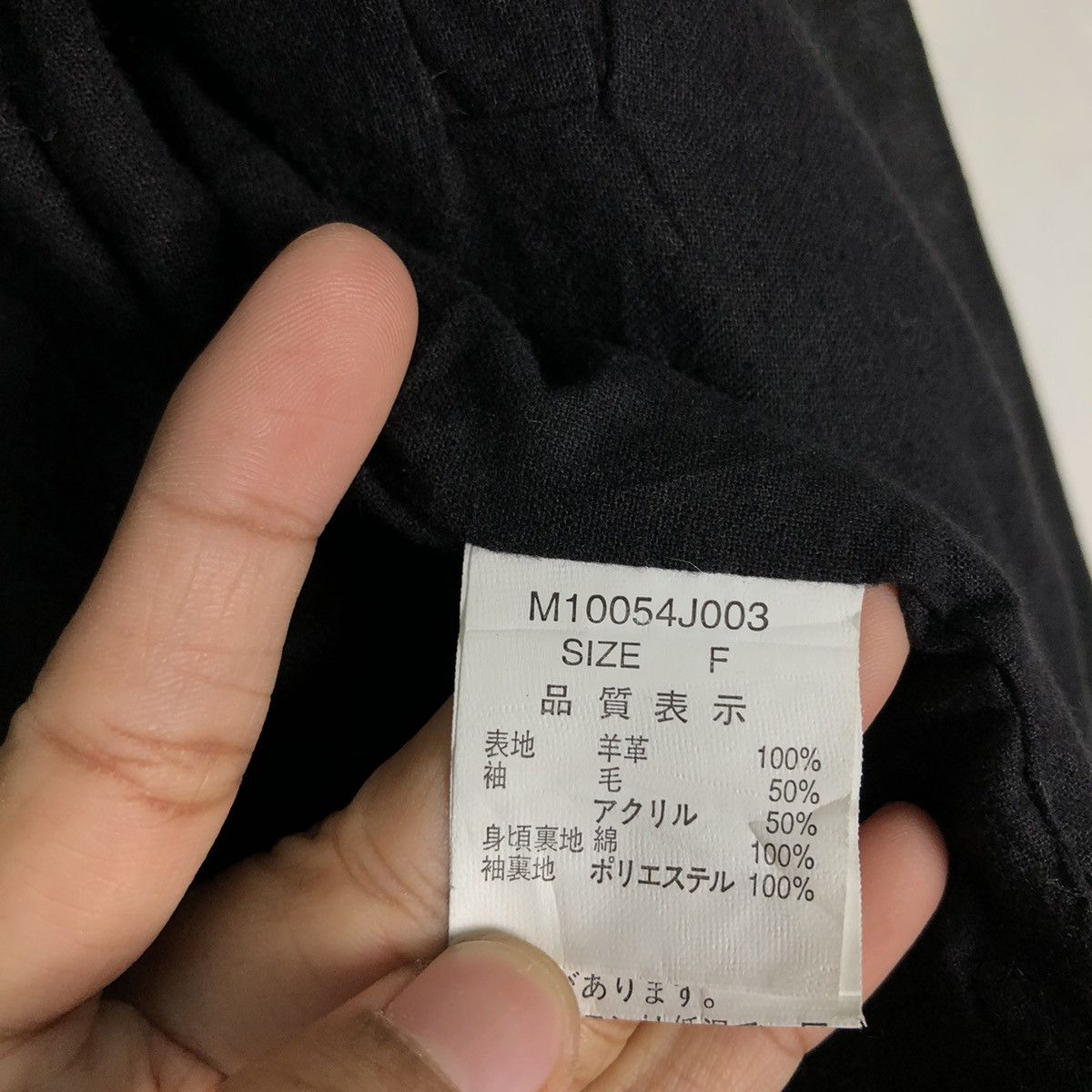 Japanese Brand 🔥Cropped Biker Jacket Bondage Mercuryduo Double Collar Size S / US 4 / IT 40 - 17 Thumbnail