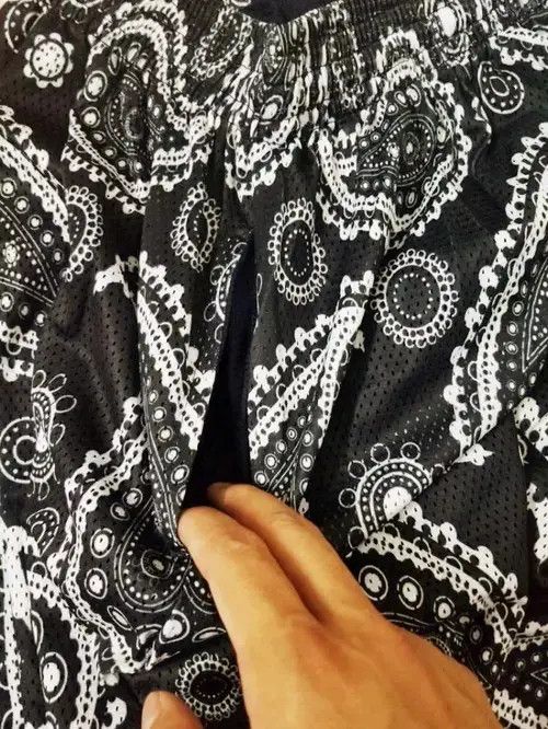 Japanese Brand 20SS Indigo Union Japan Black Bandana Beach Shorts Size US 32 / EU 48 - 4 Thumbnail