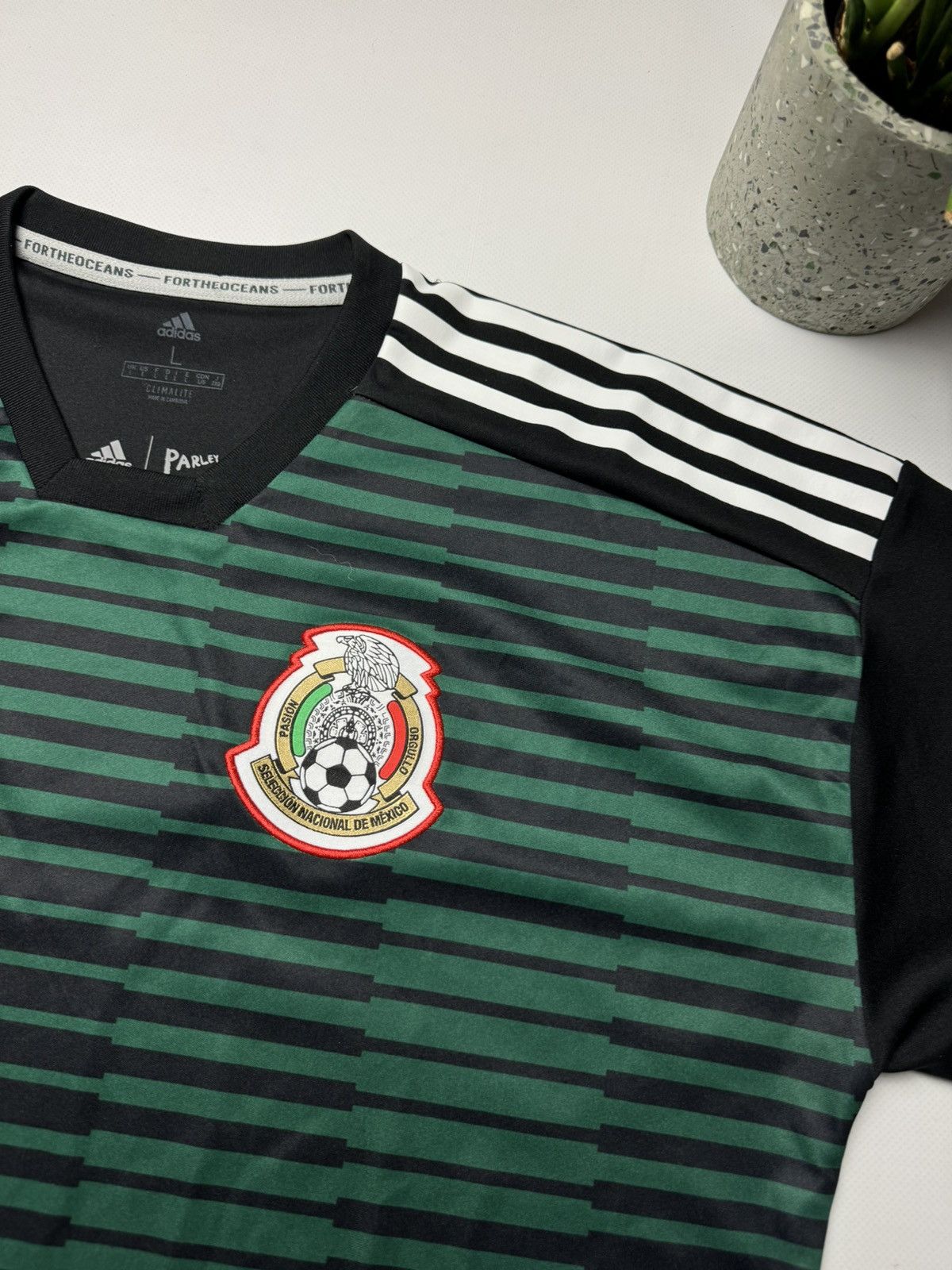 Other Rare Mexico adidas soccer jersey 2018 Size US XL / EU 56 / 4 - 3 Thumbnail