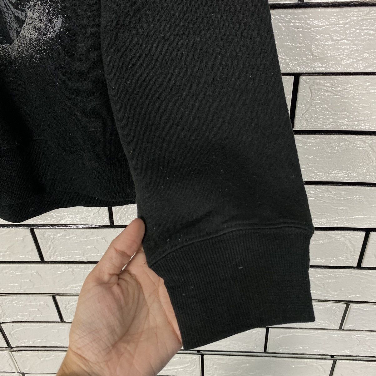 Japanese Brand 📌Vintage Sweatshirt Bay-Leaf Overprint Punk Design Size US L / EU 52-54 / 3 - 12 Thumbnail