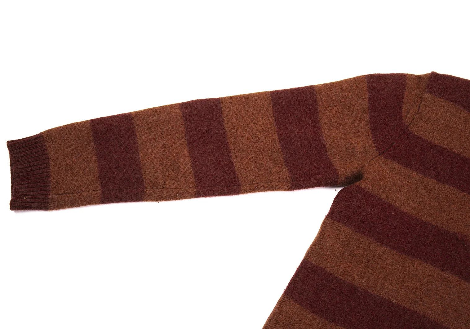 Yohji Yamamoto Yohji Yamamoto Embroidered Design Striped Sweater Size US S / EU 44-46 / 1 - 4 Thumbnail