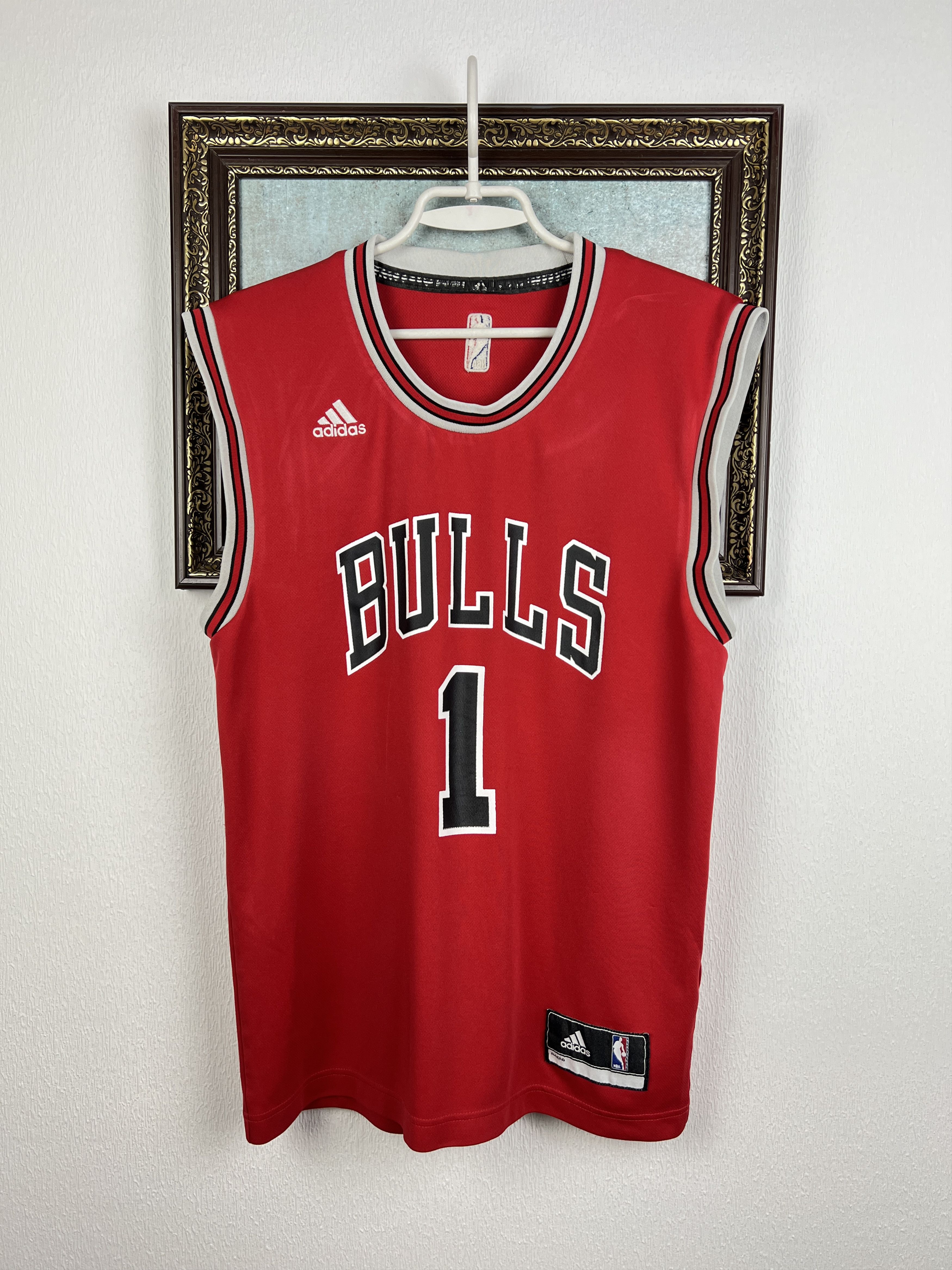 Adidas Vintage Chicago Bulls Derrick Rose #1 NBA Jersey Trikot Size US S / EU 44-46 / 1 - 1 Thumbnail