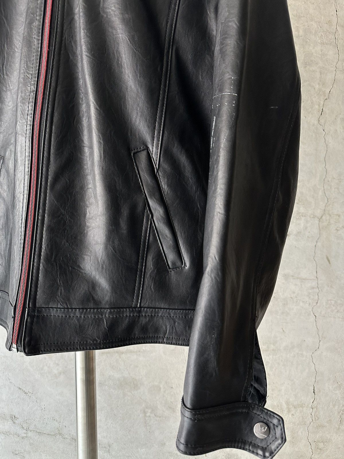 Ferrari Vintage Y2K Ferrari x Emporio leather jacket Size US XL / EU 56 / 4 - 3 Thumbnail