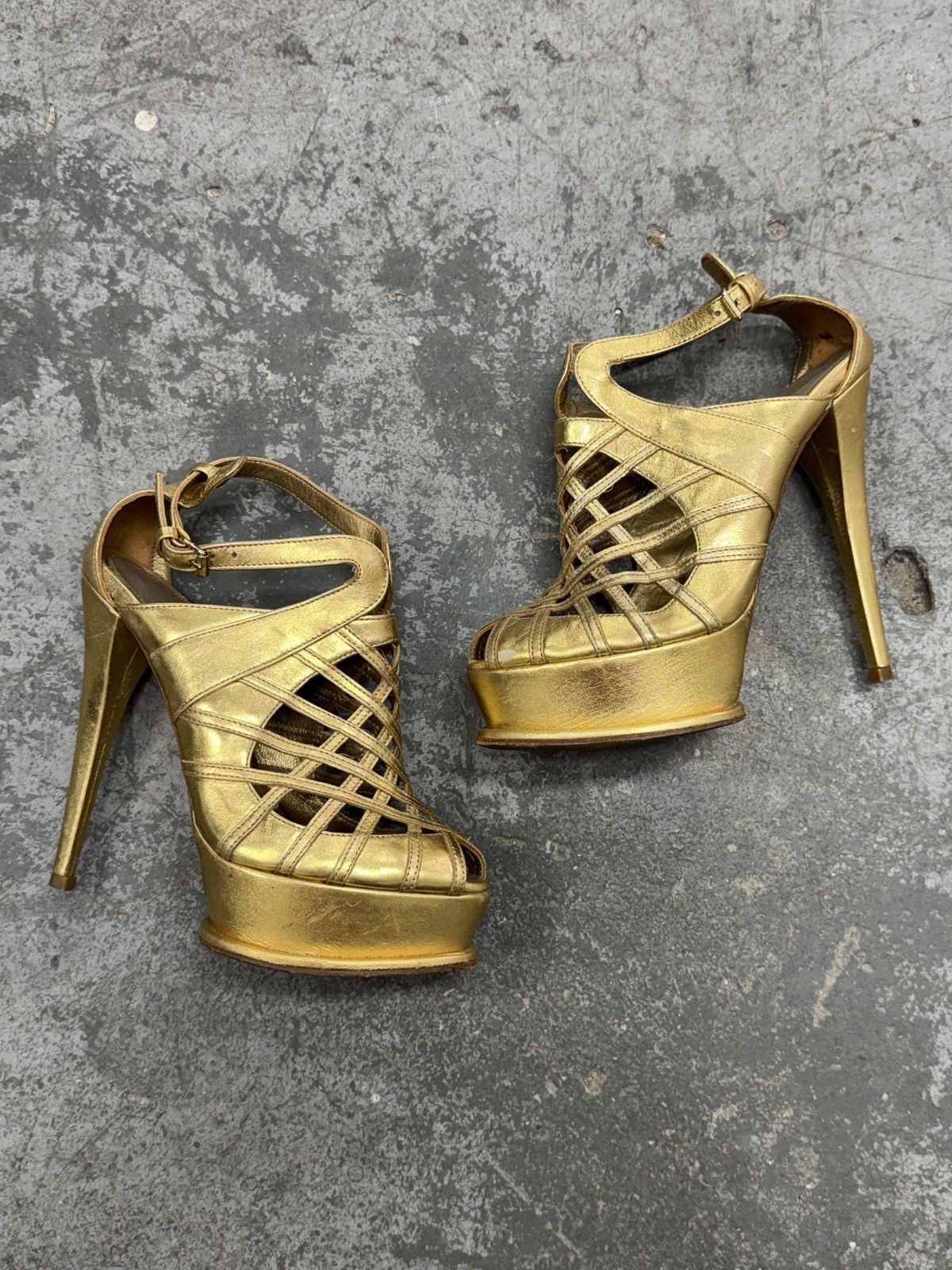 Vintage y2k Archive heels Vintage Mules Size US 8 / IT 38 - 1 Thumbnail