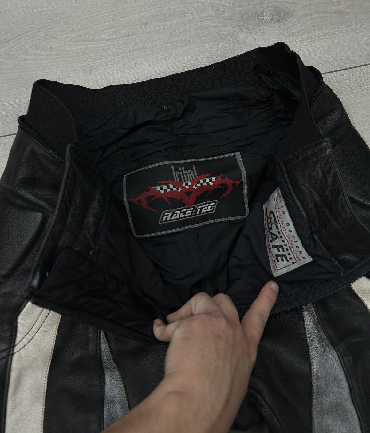 Hein Gericke × Leather Hein Gericke Leather Moto pant Racing size 52 Black Size US 35 - 4 Thumbnail