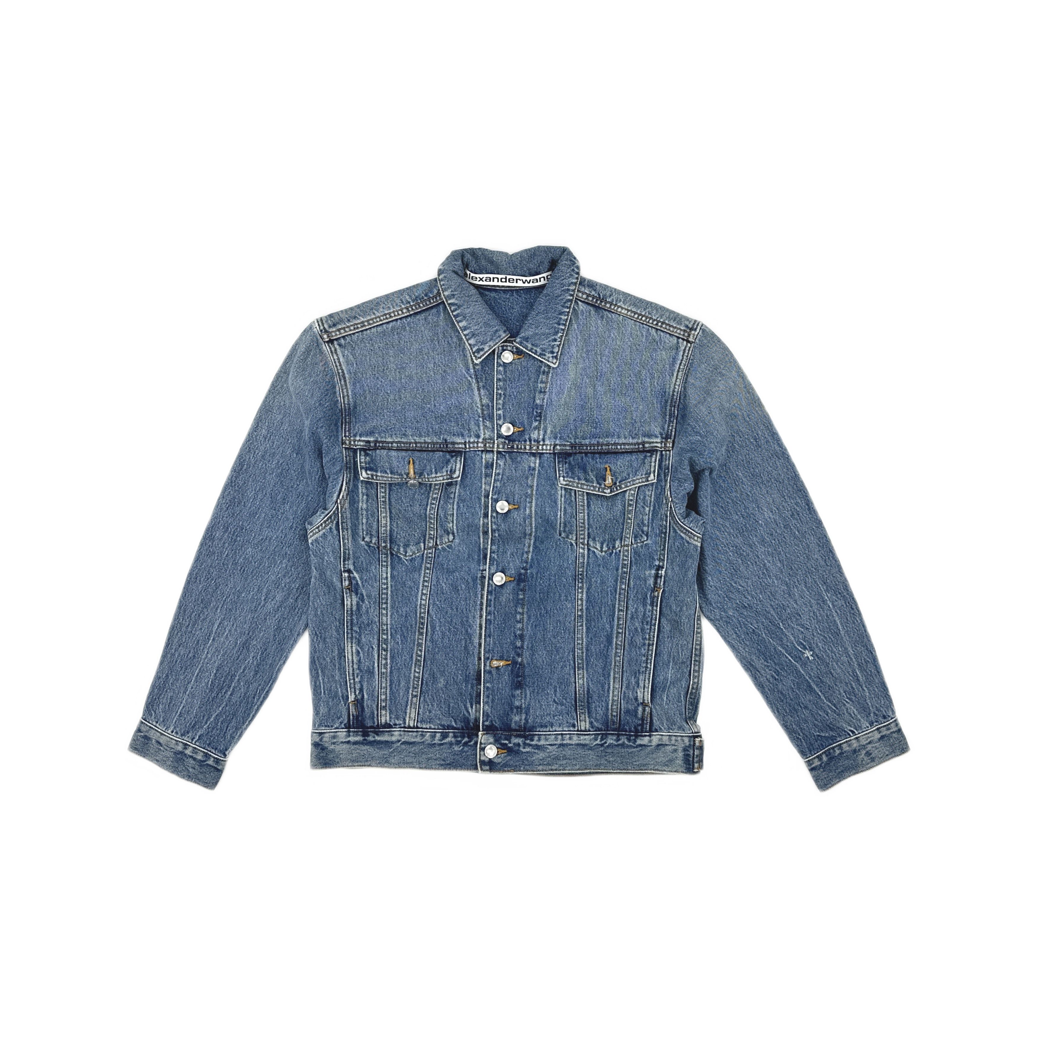 Alexander Wang Alexander Wang Blue Denim Jacket Size S Size S / US 4 / IT 40 - 1 Thumbnail