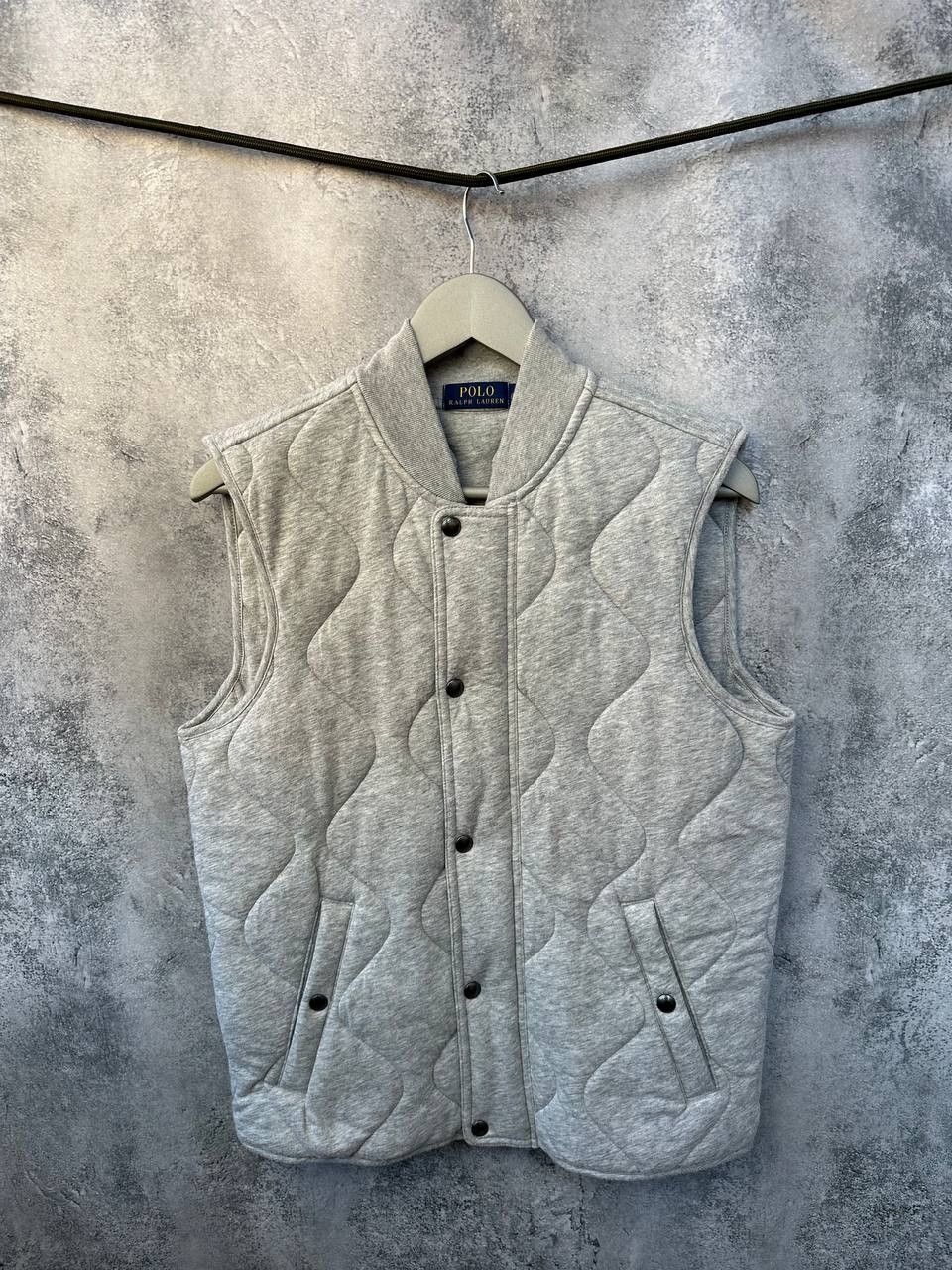 Polo Ralph Lauren Polo Ralph Lauren Quilted Full Zip Vest Gray Old Money Size US S / EU 44-46 / 1 - 2 Thumbnail