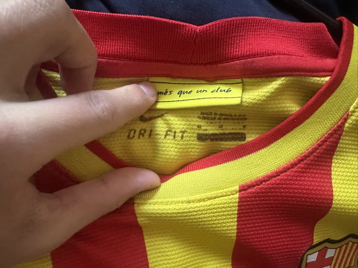 Nike × Vintage 2013-2014 FC Barcelona Away Jersey Size US M / EU 48-50 / 2 - 7 Thumbnail