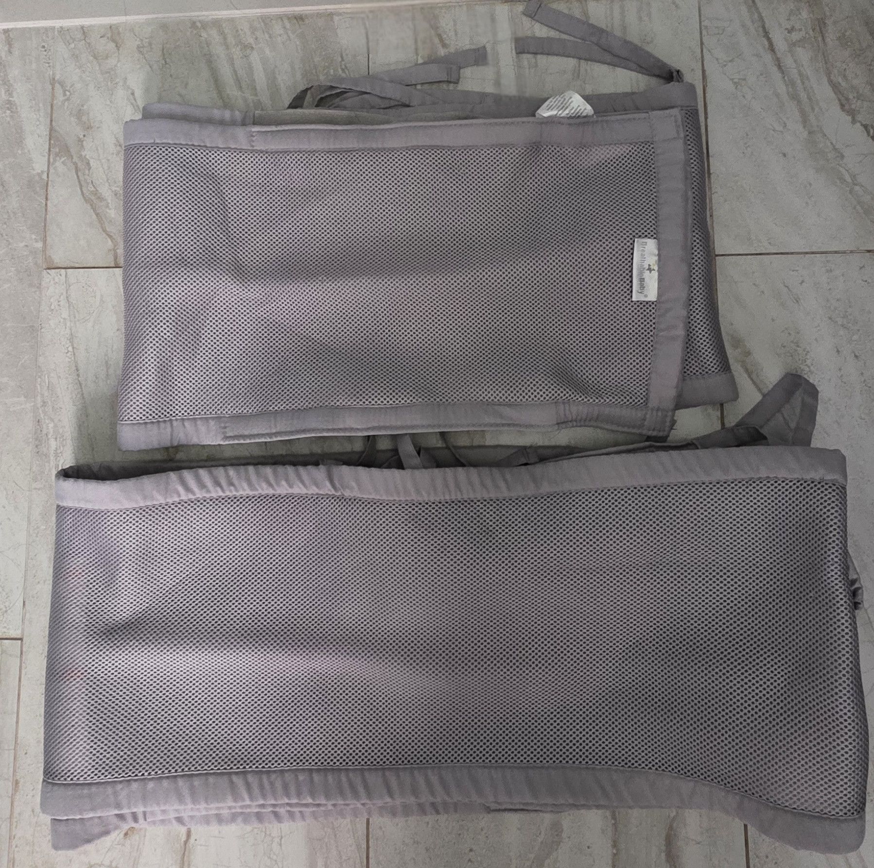 Other BreathableBaby Breathable Mesh Liner Crib 3mm Mesh Gray Size ONE SIZE - 1 Thumbnail