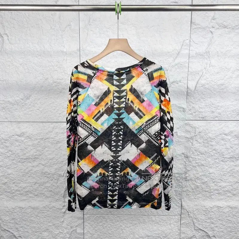 Balmain Balmain Multi-Color Cotton Women's Pullover Sweater . Size XXS / US 00 / IT 34 - 2 Thumbnail