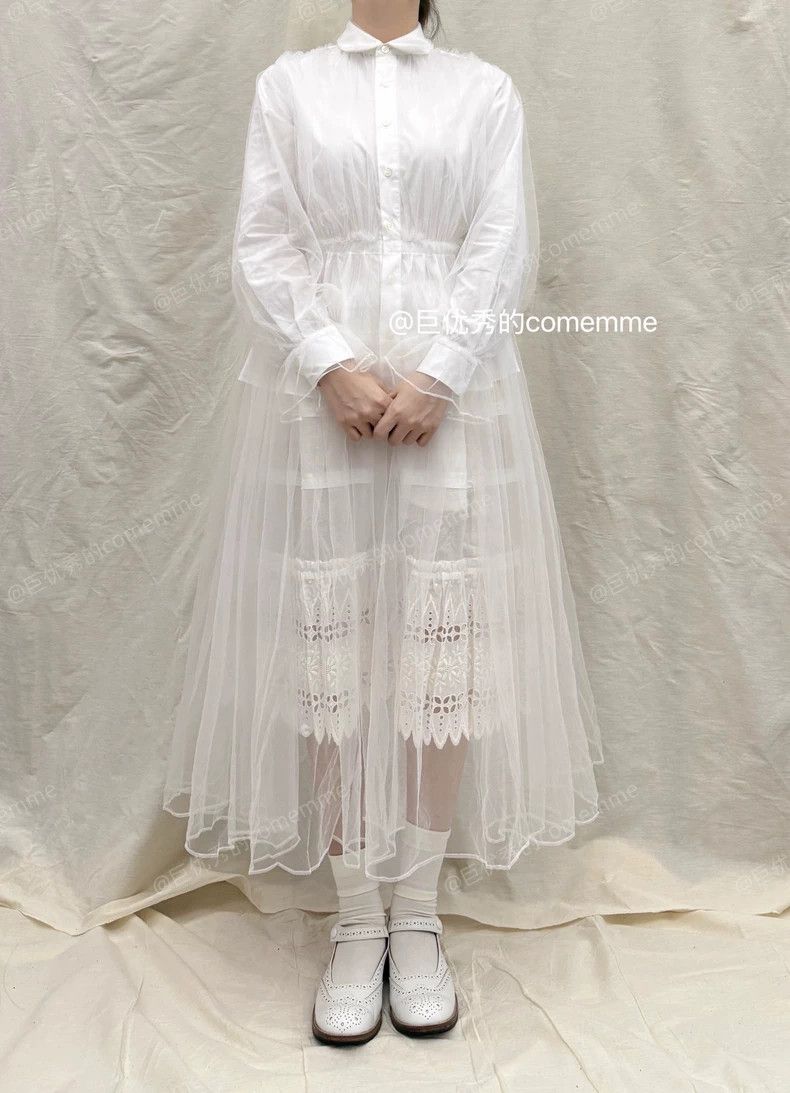Comme des Garcons Comme Des Garcons size XS Antique Lace European Retro Tea Size 24" / US 00 / IT 34 - 8 Thumbnail