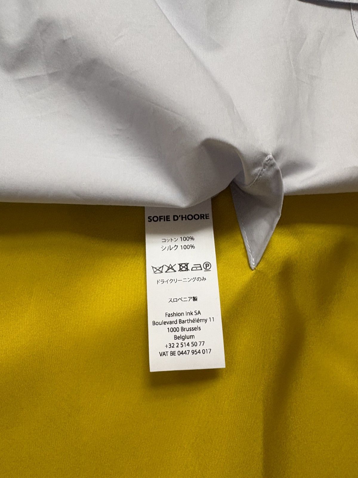 SOFIE D'HOORE SOFIE D’HOORE YELLOW AND GREY DRESS SIZE 36 Size XS / US 0-2 / IT 36-38 - 4 Thumbnail