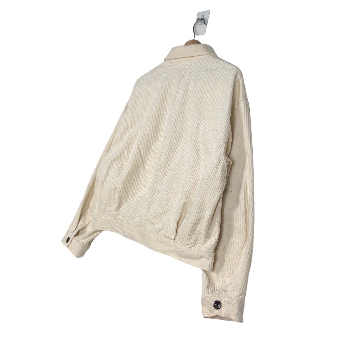 Japanese Brand 🔥Cropped Biker Jacket Corduroy GU Japan Issey Miyake Size US XL / EU 56 / 4 - 10 Thumbnail