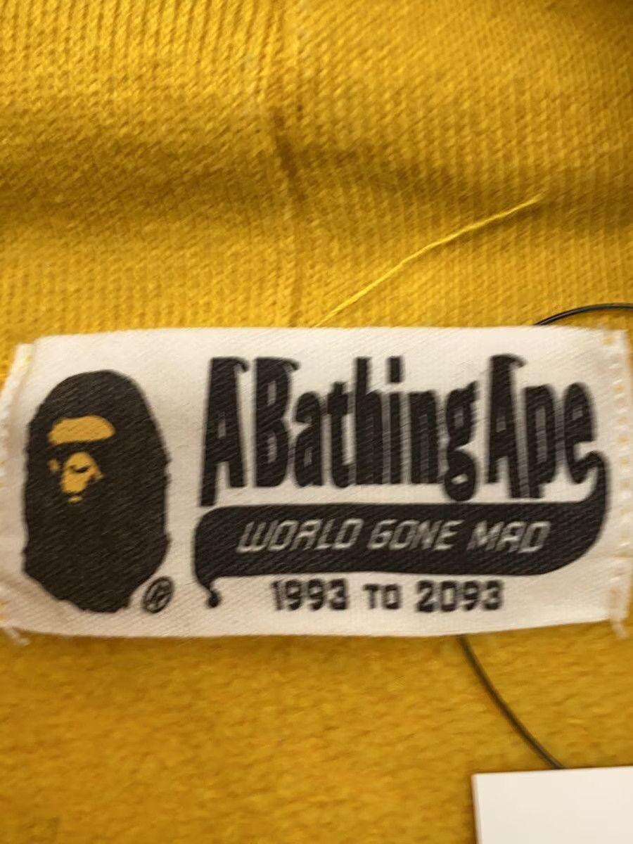 Bape A Bathing Ape Shark Link Rib Cotton Pullover Hoodie Yellow Size US XL / EU 56 / 4 - 3 Thumbnail