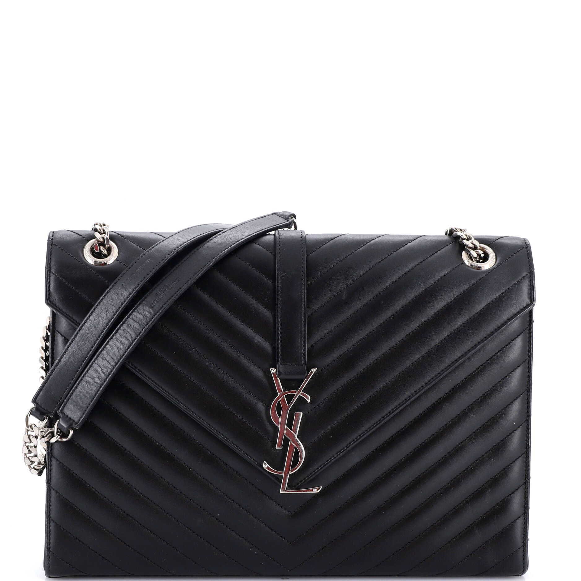 Saint Laurent Paris Classic Monogram Envelope Satchel Size ONE SIZE - 1 Thumbnail