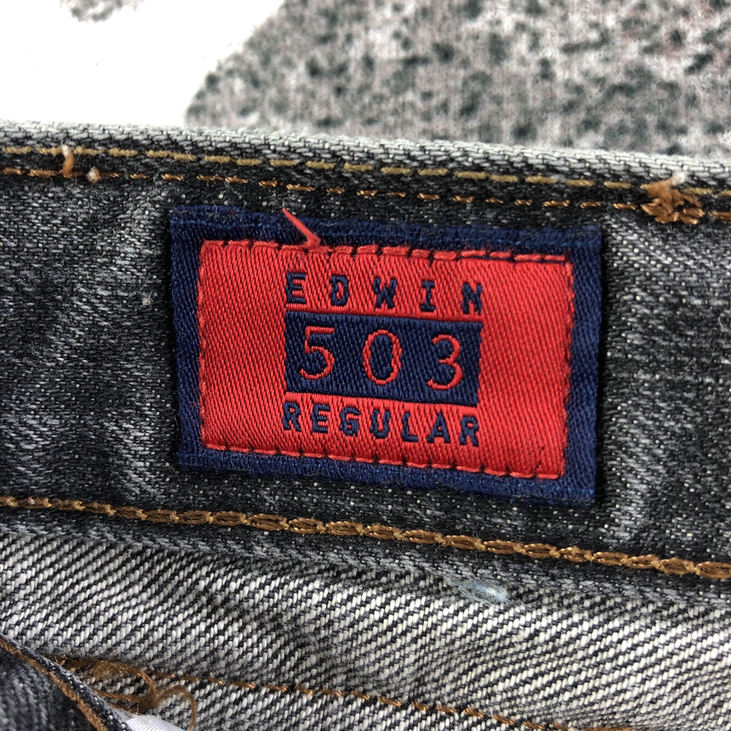 Edwin Vintage Edwin 503 Jeans Faded Gray Denim KJ1747 Size US 28 / EU 44 - 9 Thumbnail