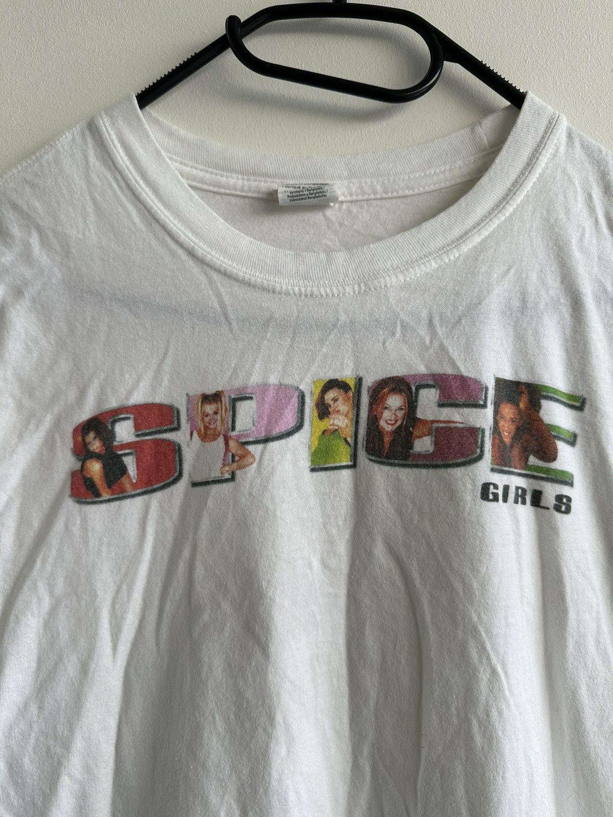Band Tees VTG Spice Girls White Graphic Print Shirt Size Medium Gildan Size US M / EU 48-50 / 2 - 6 Thumbnail