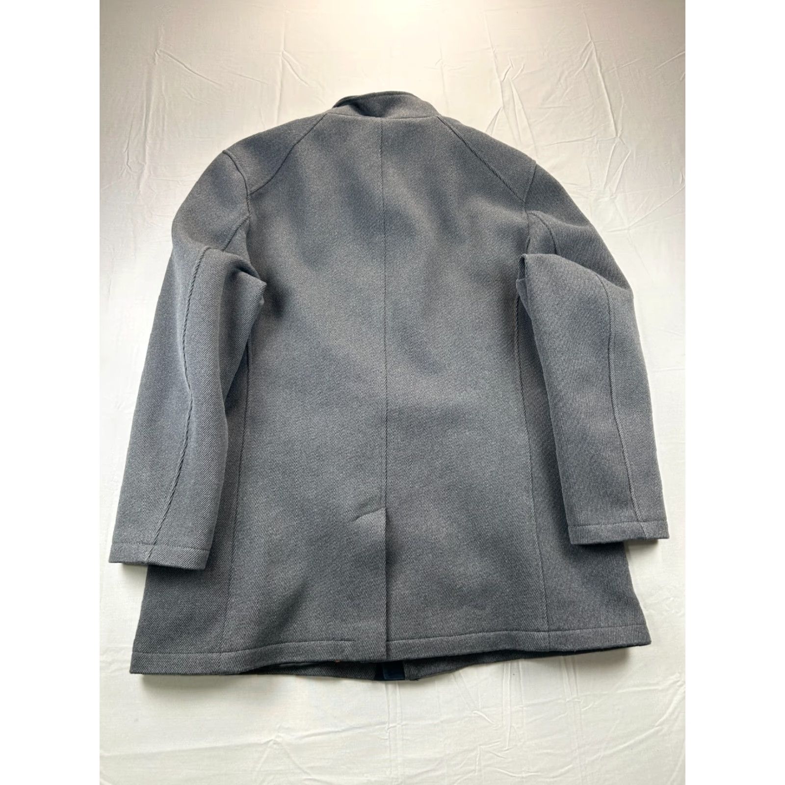 Cole Haan **Cole Haan Gray Wool Zip Up Overcoat Mens XL** User: Cole Haan Gray Wool Zip Up Overcoat Mens XL Size US XL / EU 56 / 4 - 6 Thumbnail