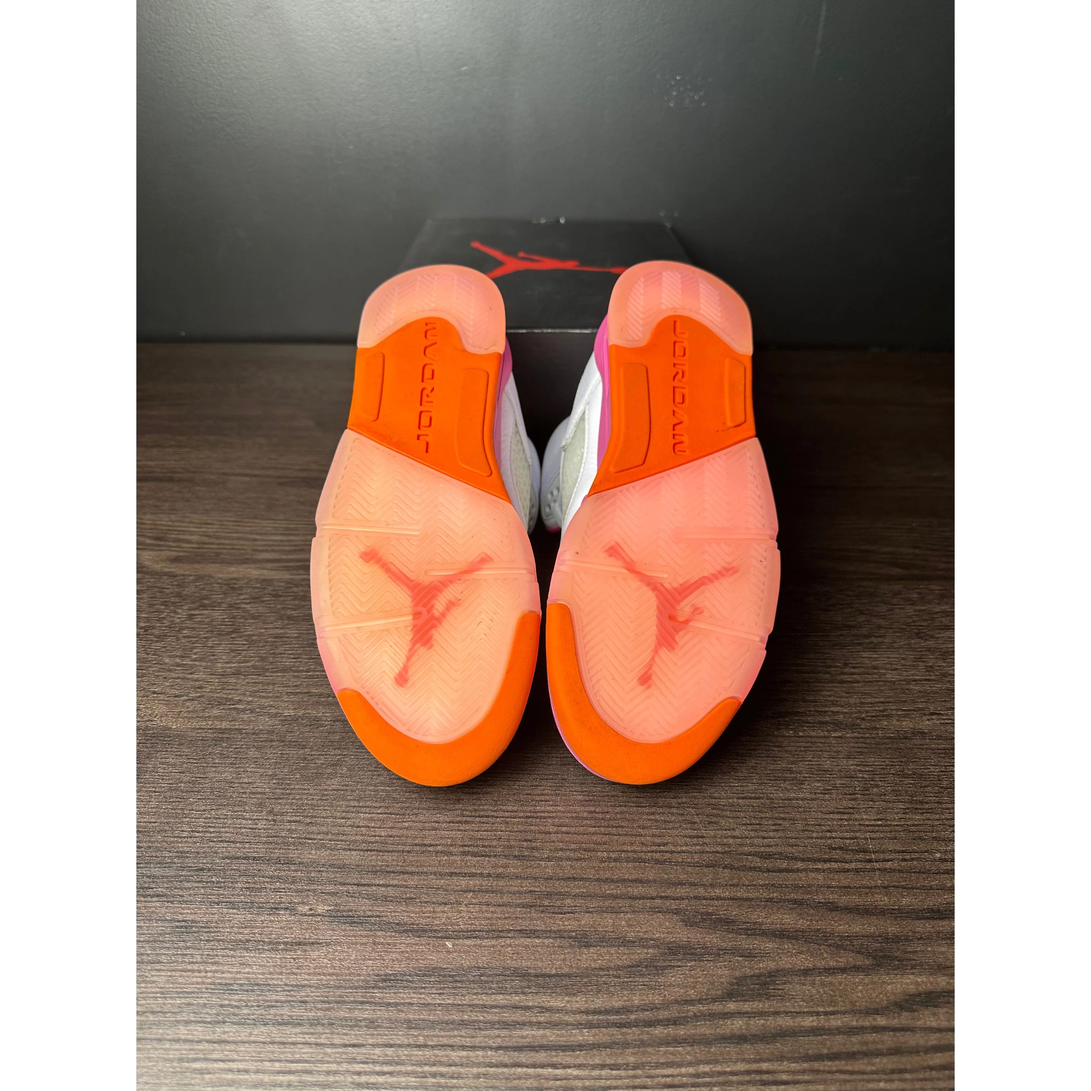 Jordan Brand Air Jordan 5 Retro WNBA "Pinksicle Safety Orange" (GS) **PRE-OWNED** - Size 7 Size US 7 / EU 40 - 5 Thumbnail