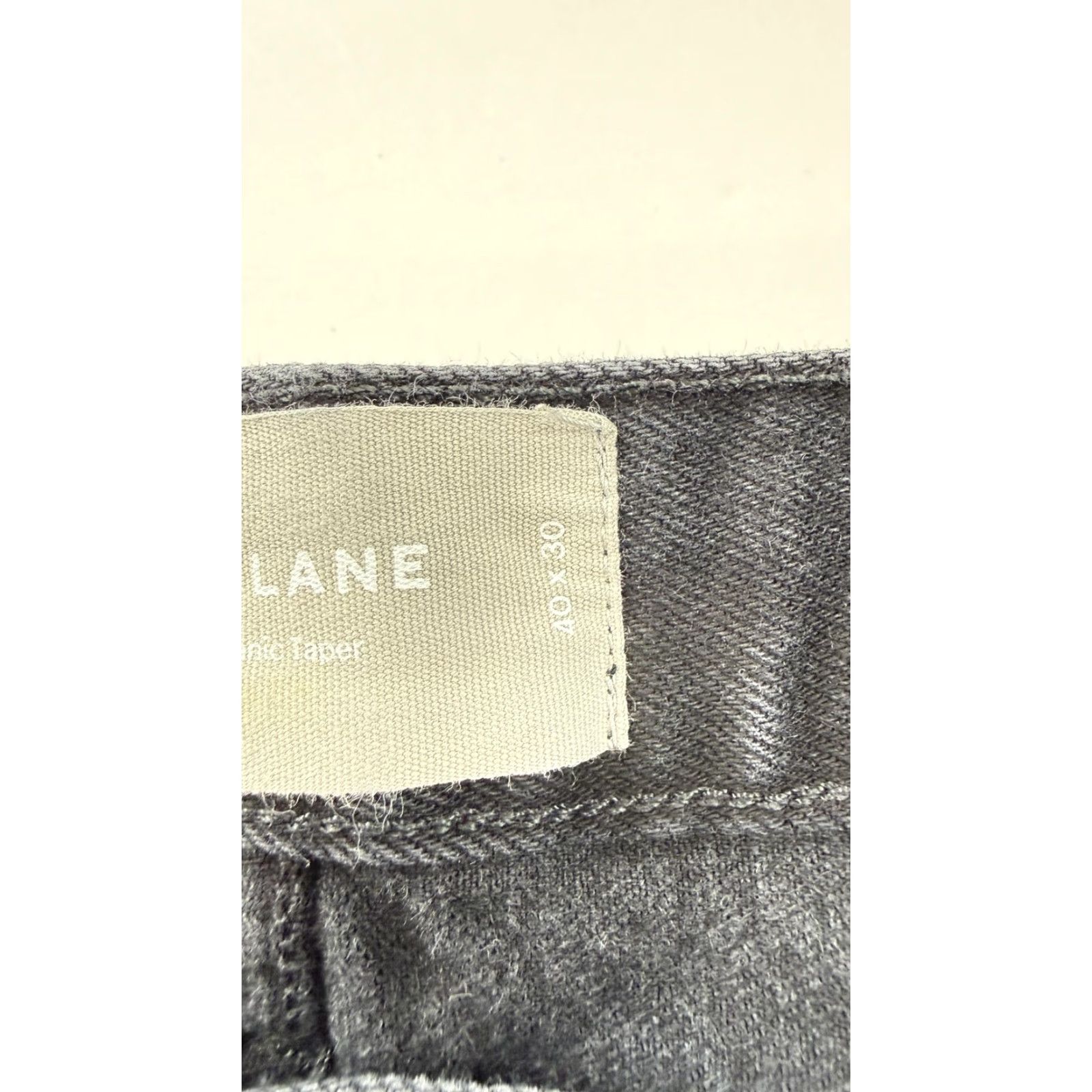Everlane Everlane Jeans Mens 40x30 Black The Organic Taper Denim Straight Leg Relaxed Fit Jeans Mens Black 40x30 Size US 40 / EU 56 - 6 Thumbnail