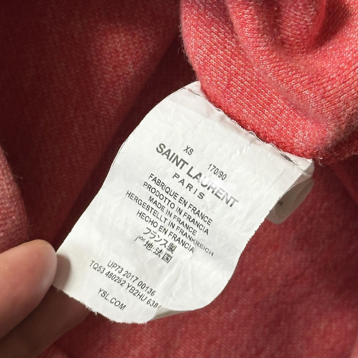 Saint Laurent Paris Saint Lauren University Hoddie Size XS / US 0-2 / IT 36-38 - 7 Thumbnail