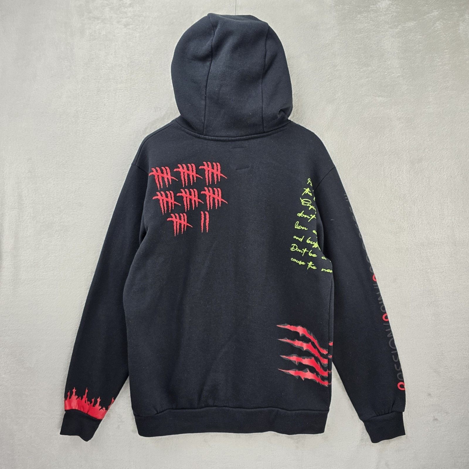 Live Mechanics Live Mechanics Hoodie Sweatshirt Large AOP Y2K Flames Size US L / EU 52-54 / 3 - 9 Thumbnail