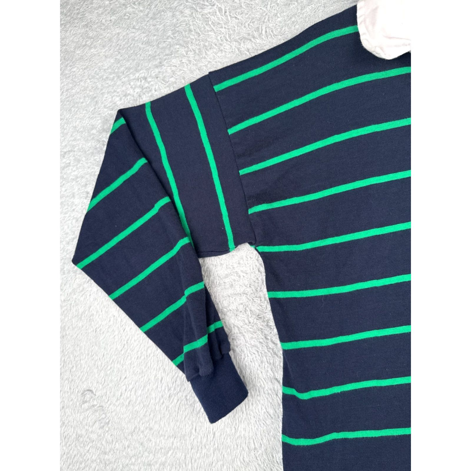 Vintage VINTAGE Connolly Polo Shirt Men 2XL Blue White Striped Cotton Ireland Adare Polo Shirt Mens 2XL Classic Golf 90s Size US XXL / EU 58 / 5 - 3 Thumbnail