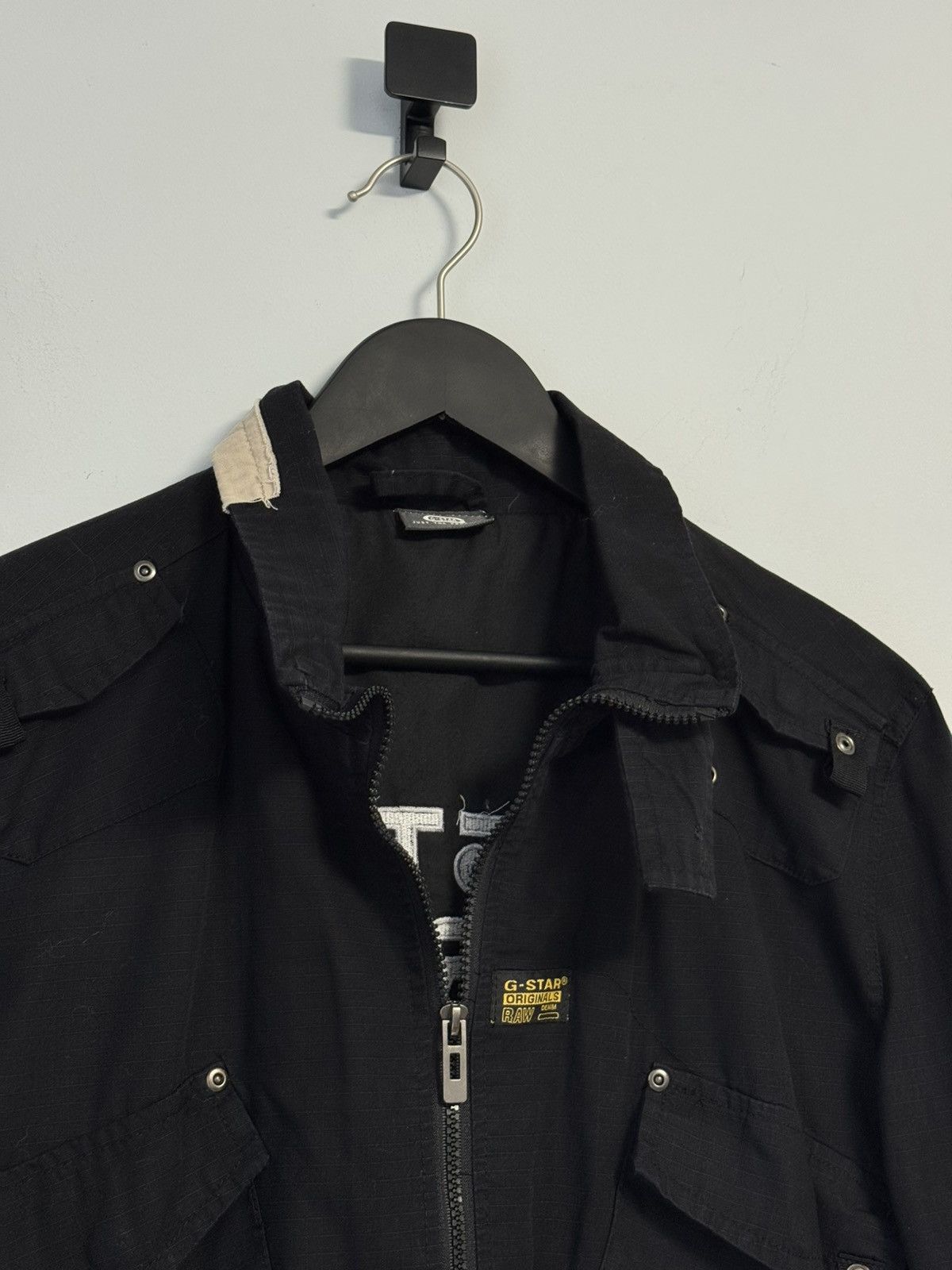 G-Star G-Star Raw Mens Multi Pocket Military Jacket Black Canvas Size US M / EU 48-50 / 2 - 5 Thumbnail