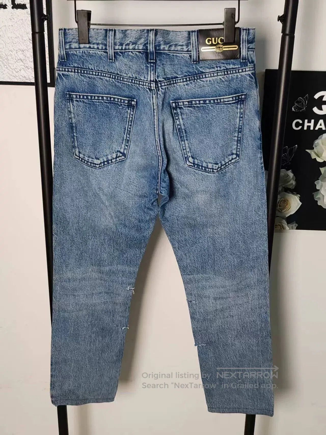 Gucci Authentic Gucci Distressed Denim Jeans. Size US 30 / EU 46 - 2 Thumbnail