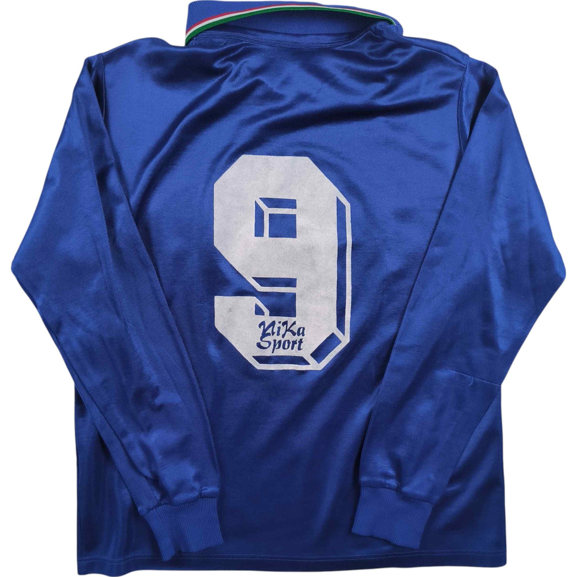 Diadora Italy 1990-92 Diadora home LS #9 football jersey size S Size US S / EU 44-46 / 1 - 2 Thumbnail