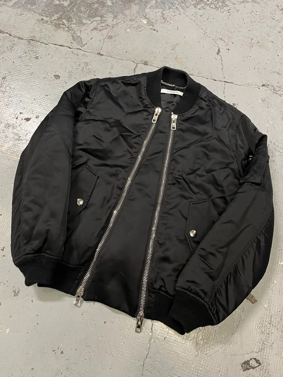 Givenchy AW2016 Givenchy Black Asymmetrical 2 Zips Bomber Jacket Size US M / EU 48-50 / 2 - 5 Thumbnail