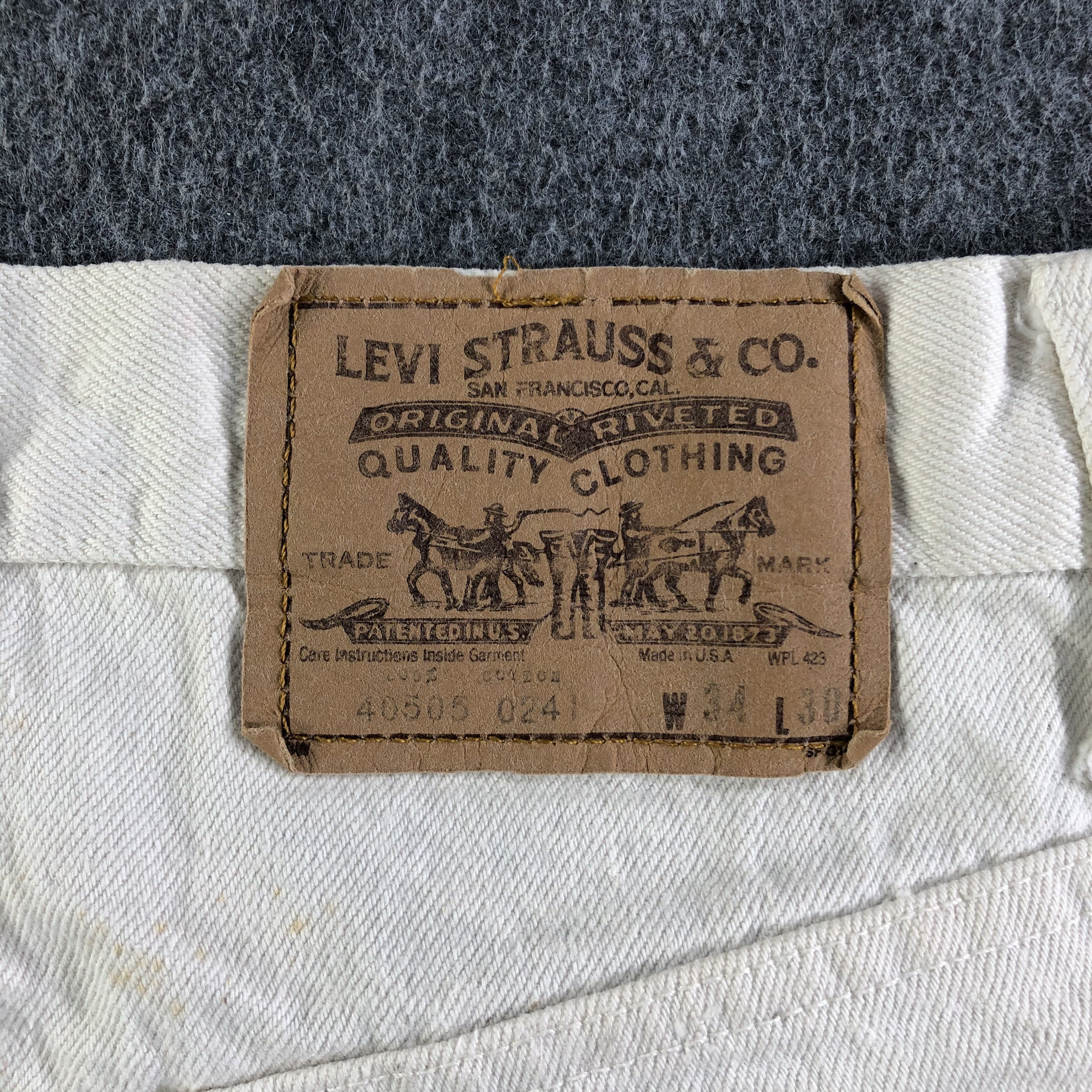 Levi's Vintage Levis Jeans-J4353 Size US 32 / EU 48 - 5 Thumbnail