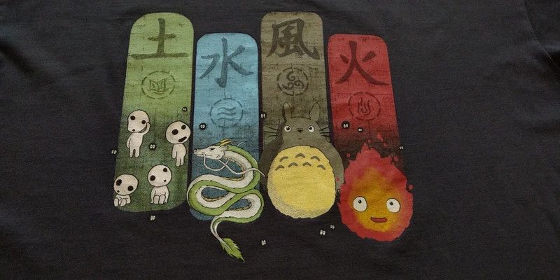 Anime 'My Neighbor Totoro' Shirt Studio Ghibli rare Boxy cropped Size US L / EU 52-54 / 3 - 4 Thumbnail