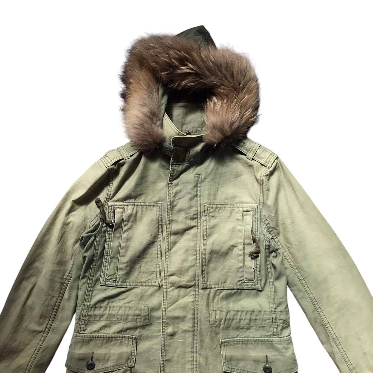 Le Grande Bleu (L.G.B.) If Six Was Nine LGB Tactical Style SOAREAK Faux Fur Jacket Size US S / EU 44-46 / 1 - 2 Thumbnail