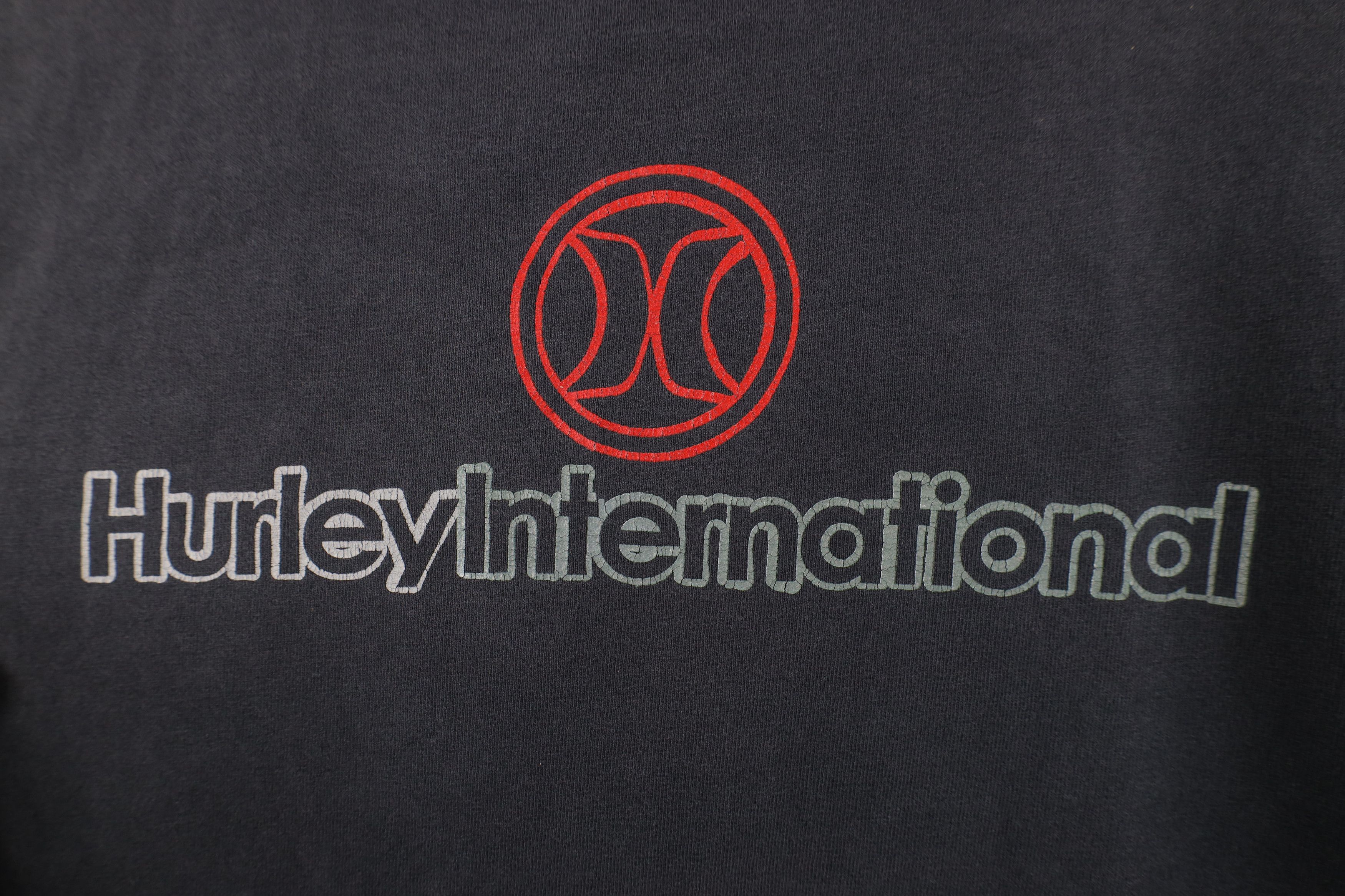 Hurley Vintage 90s Y2K Hurley Surfing Spell Out T-Shirt Black Size US M / EU 48-50 / 2 - 12 Thumbnail