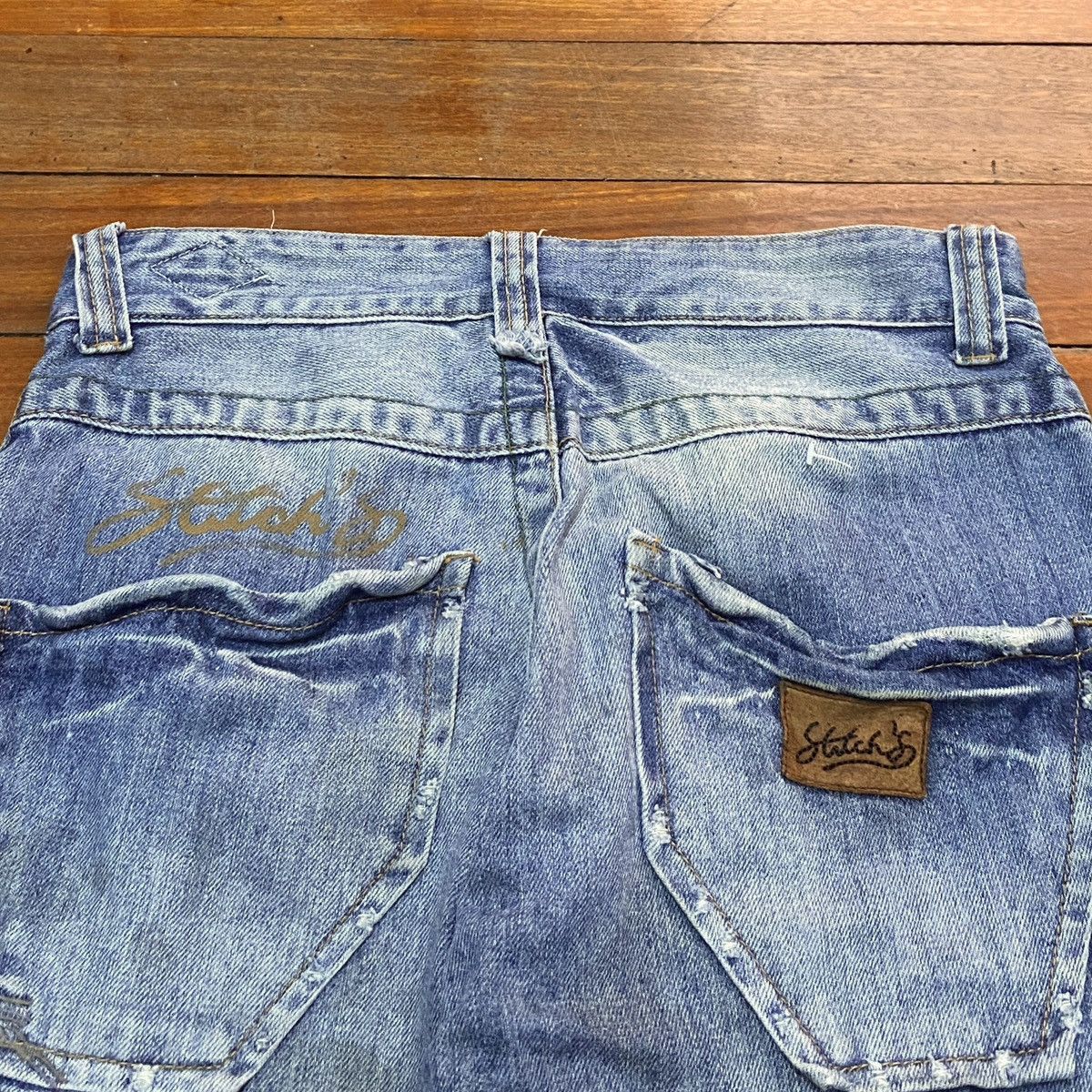Japanese Brand × Vintage Very Rare Vintage Japanese Brand Stech’s Sukajan Jeans 1990s Size US 30 / EU 46 - 4 Thumbnail