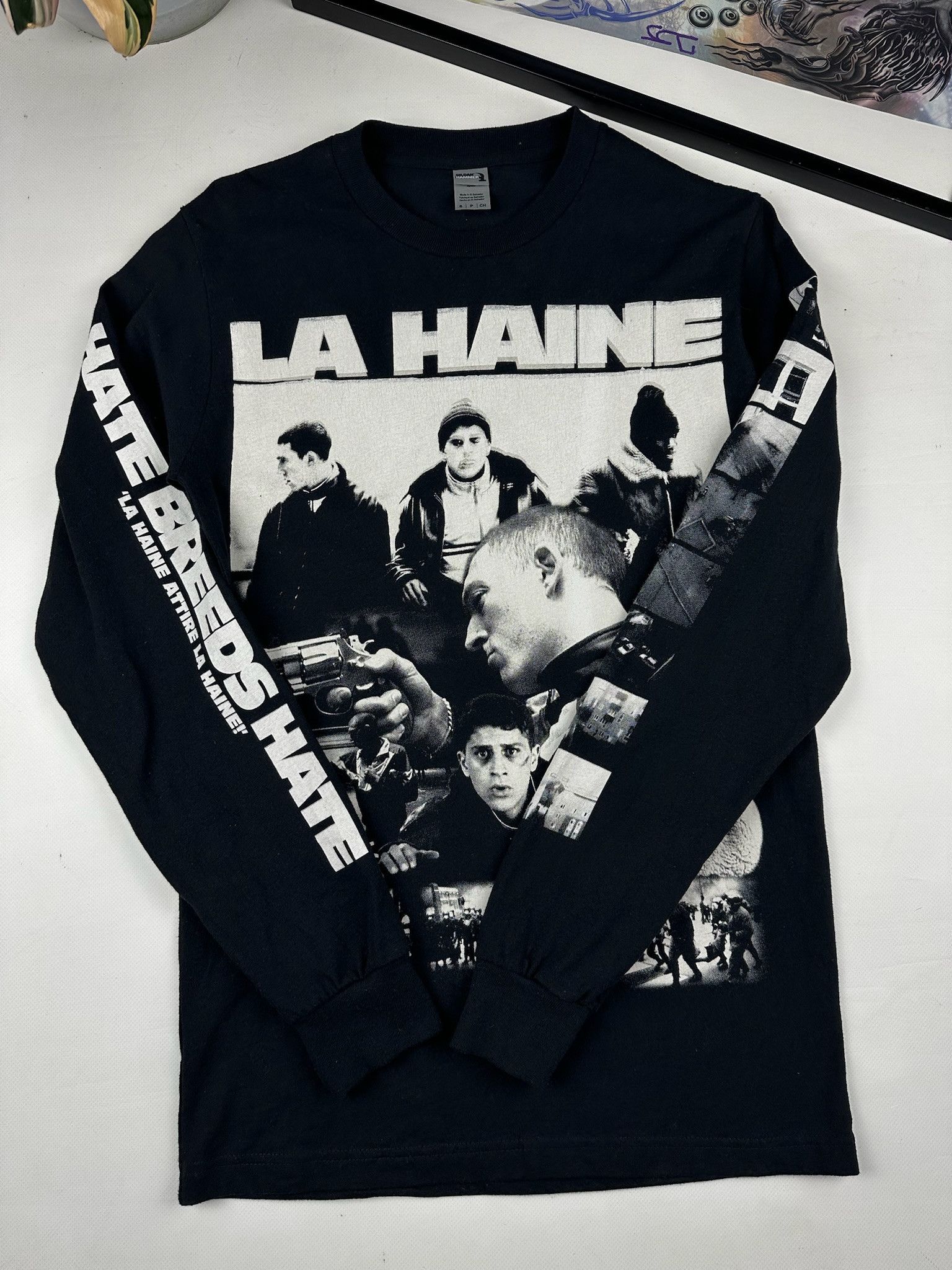 Vintage Vintage rare La Haine movie T-shirt Size US S / EU 44-46 / 1 - 4 Thumbnail