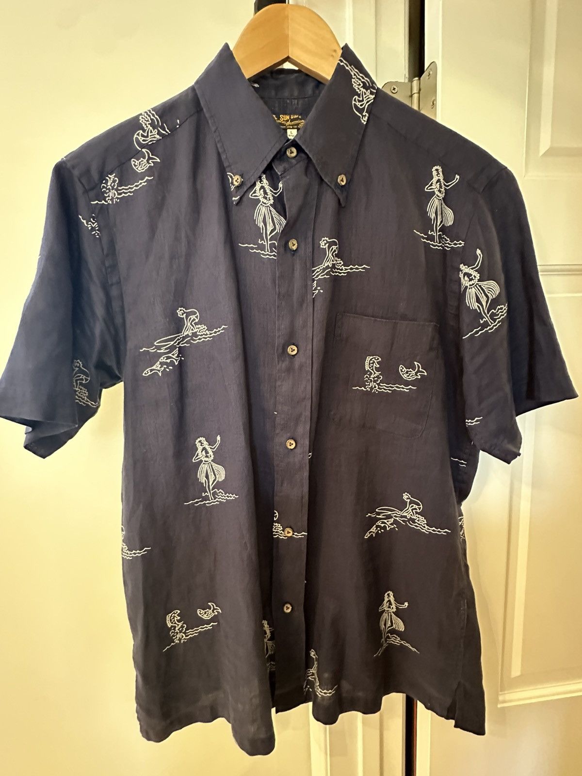 Sun Surf Sun Surf Japan Hawaiian Size M medium Deep Indigo Blue Size US M / EU 48-50 / 2 - 1 Thumbnail