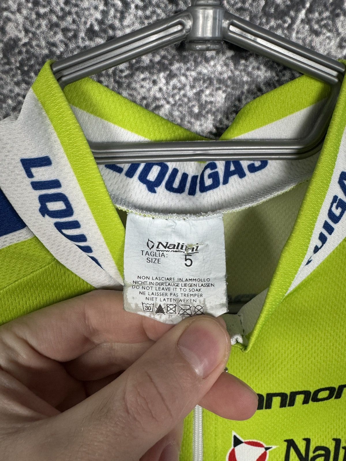 Other Nalini 1/4 Zip Cycling Jersey Liquigas Bike Shirt Size 5 Size US L / EU 52-54 / 3 - 9 Thumbnail
