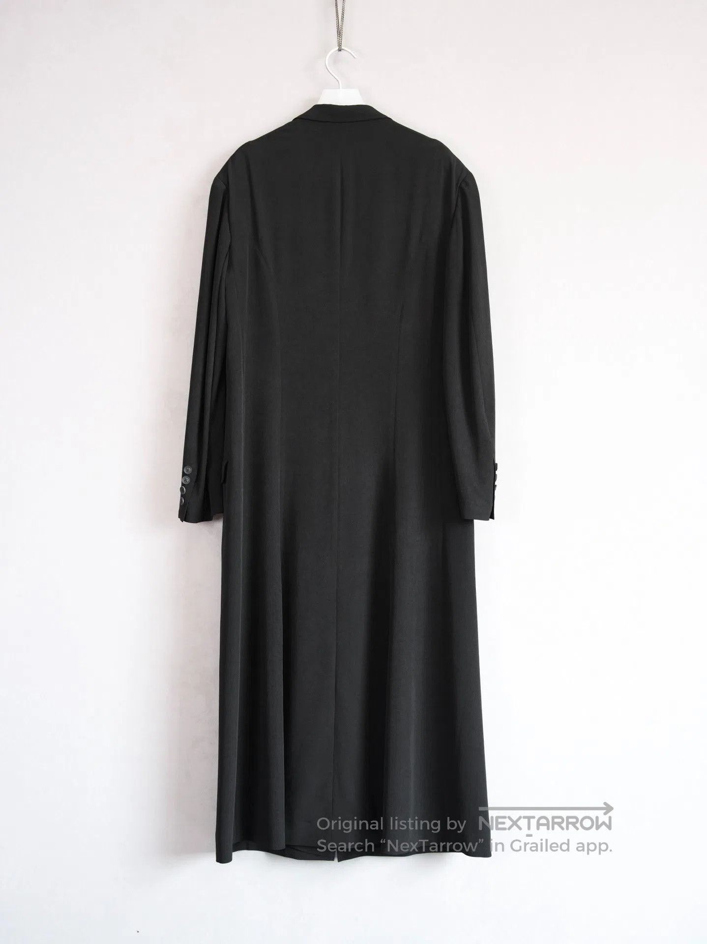 Yohji Yamamoto Yohji Yamamoto 24AW Tuxedo Back Pleat Coat. Size L / US 10 / IT 46 - 4 Thumbnail
