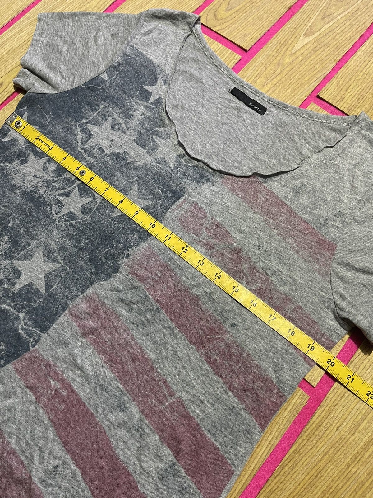If Six Was Nine VINTAGE Y2K PINENINE short sleeve tshirt flag big logo style Size US L / EU 52-54 / 3 - 9 Thumbnail