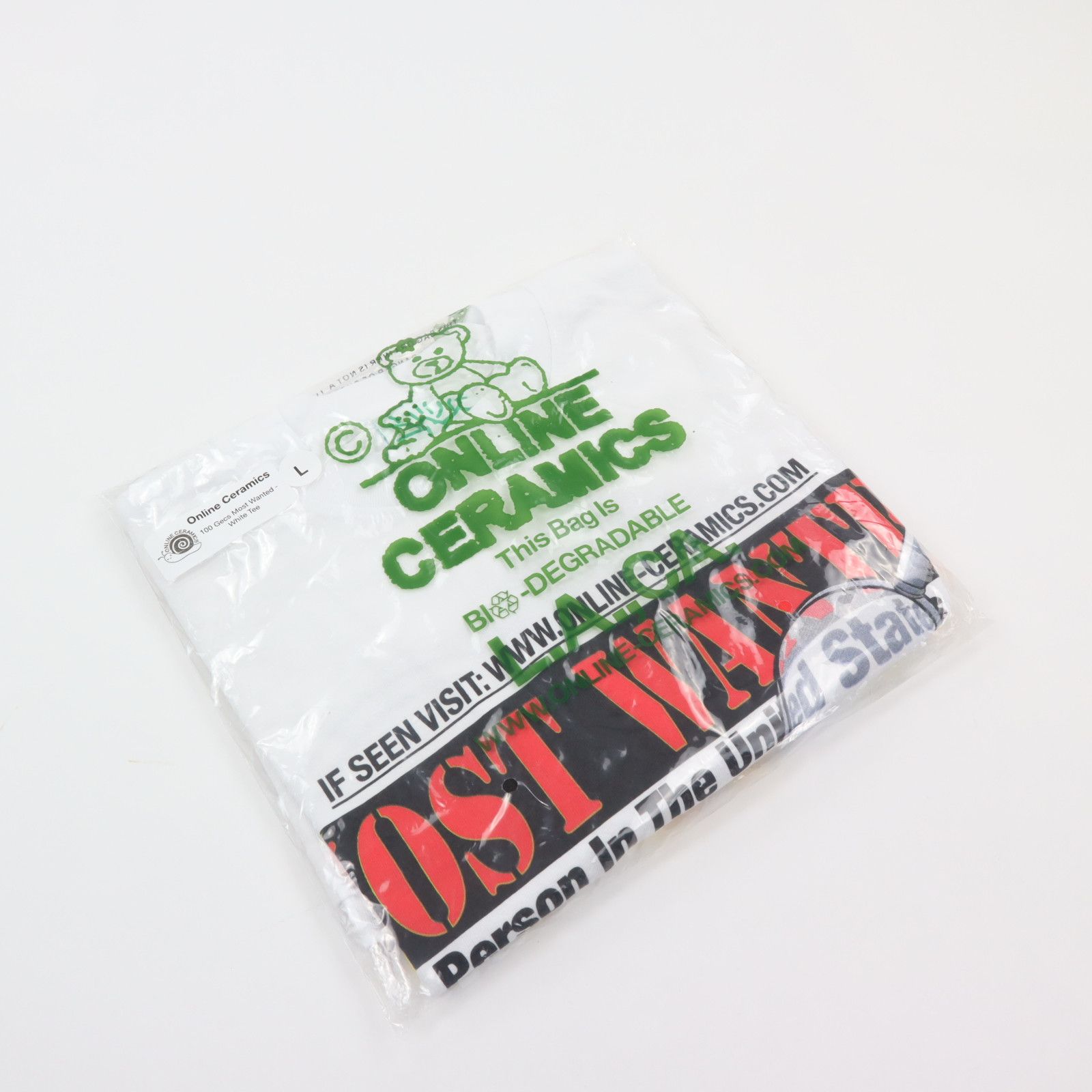 Band Tees × Online Ceramics Online Ceramics x 100 Gecs "Most Wanted" Tee T-Shirt Size US L / EU 52-54 / 3 - 5 Thumbnail