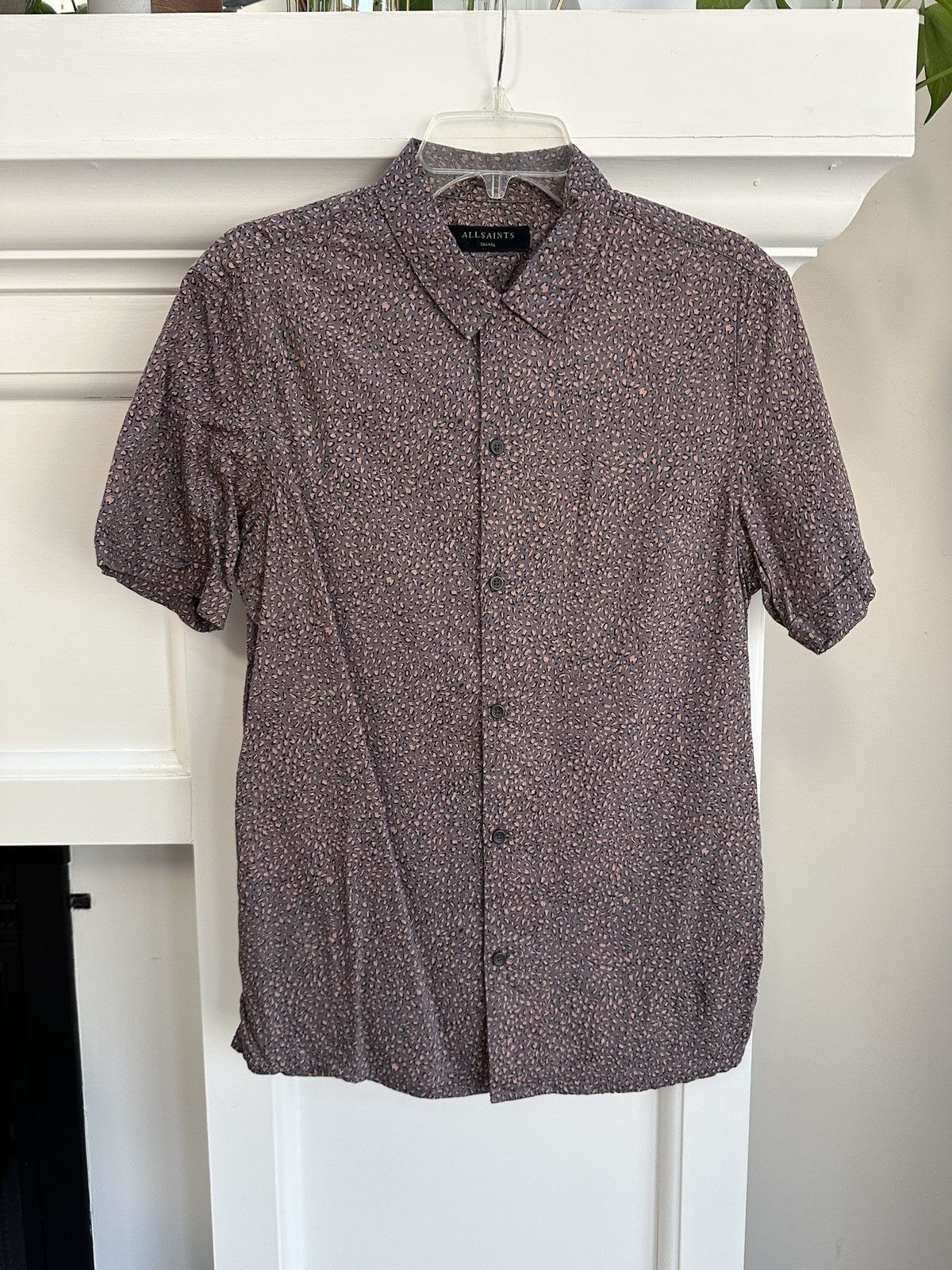 Allsaints Allsaints Wasco Ss Shirt Brown Size US S / EU 44-46 / 1 - 1 Thumbnail