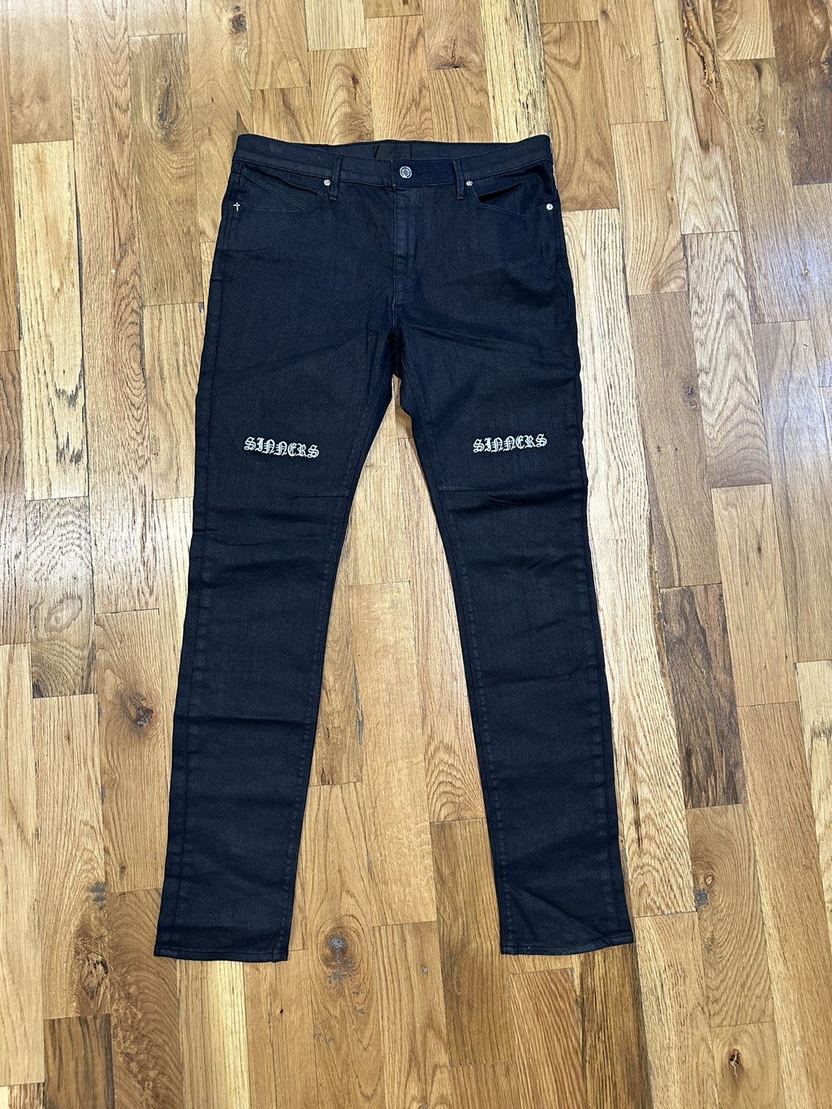 Pre-owned Rta Siners Navy Denim Jeans Size 32