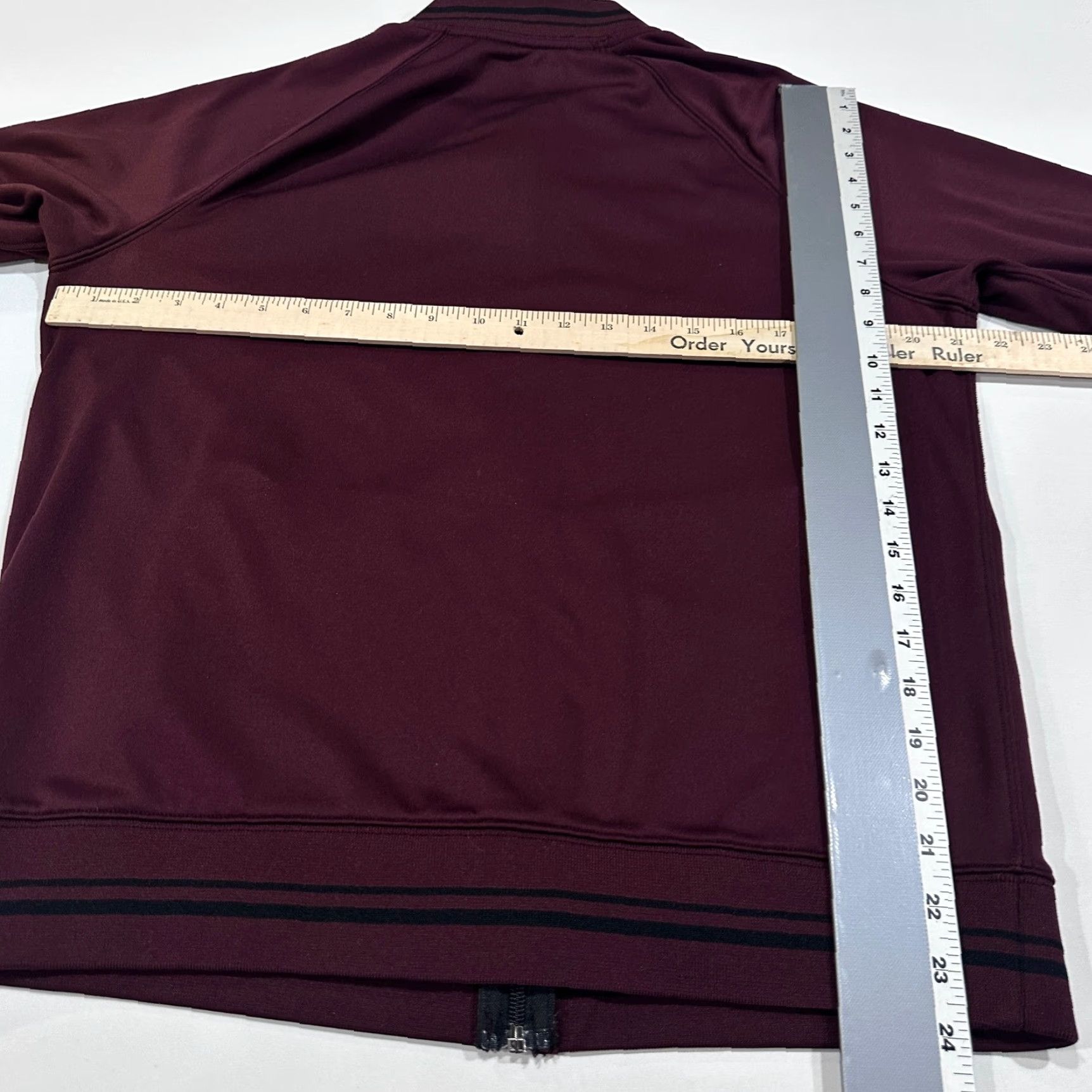 American Eagle Outfitters American Eagle Outfitters Jacket Men M Burgundy Full Zip Pockets Logo Size US M / EU 48-50 / 2 - 5 Thumbnail