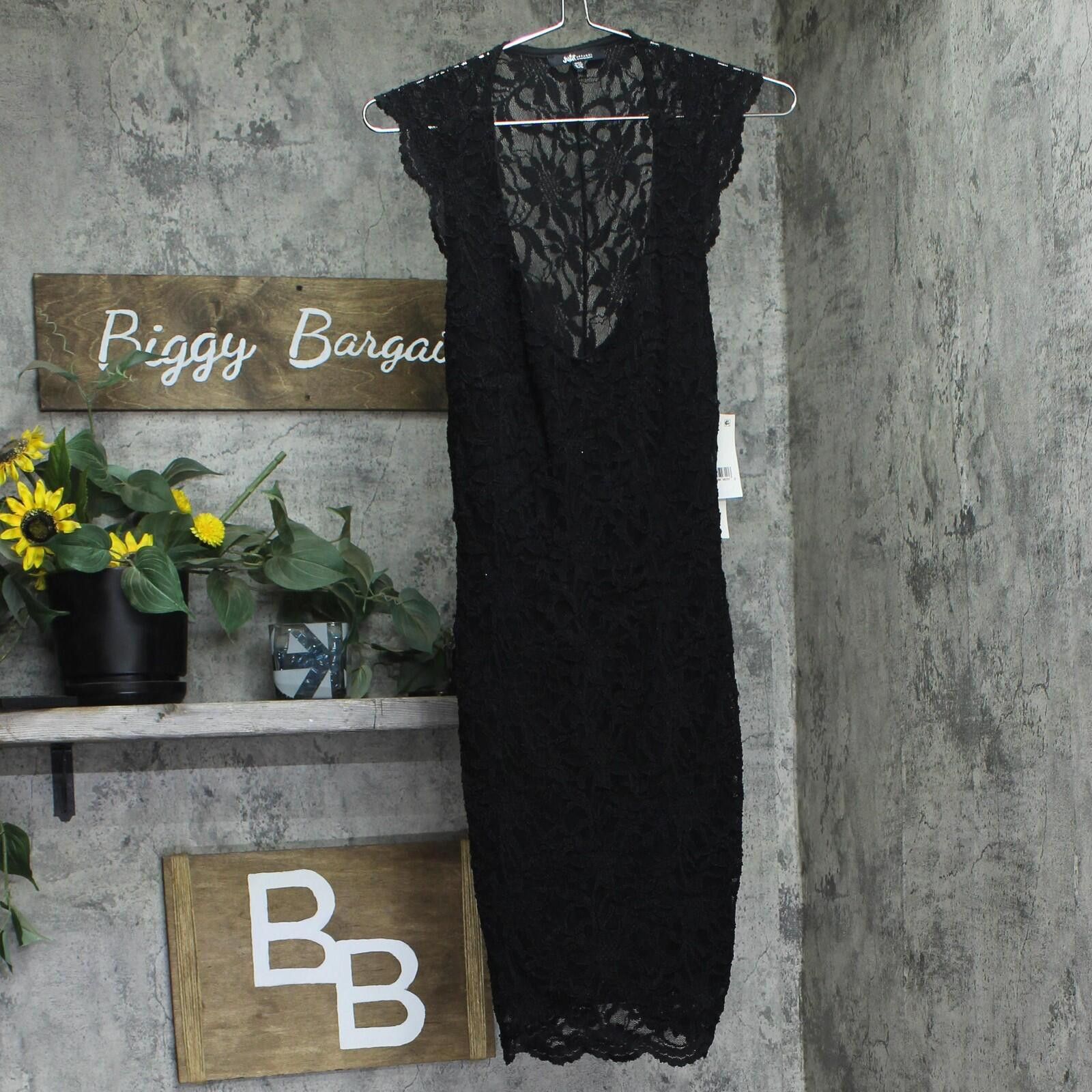 J75 By Jump Jump Juniors Sleeveless Lace Bodycon Dress Black 5/6 Size M / US 6-8 / IT 42-44 - 1 Thumbnail