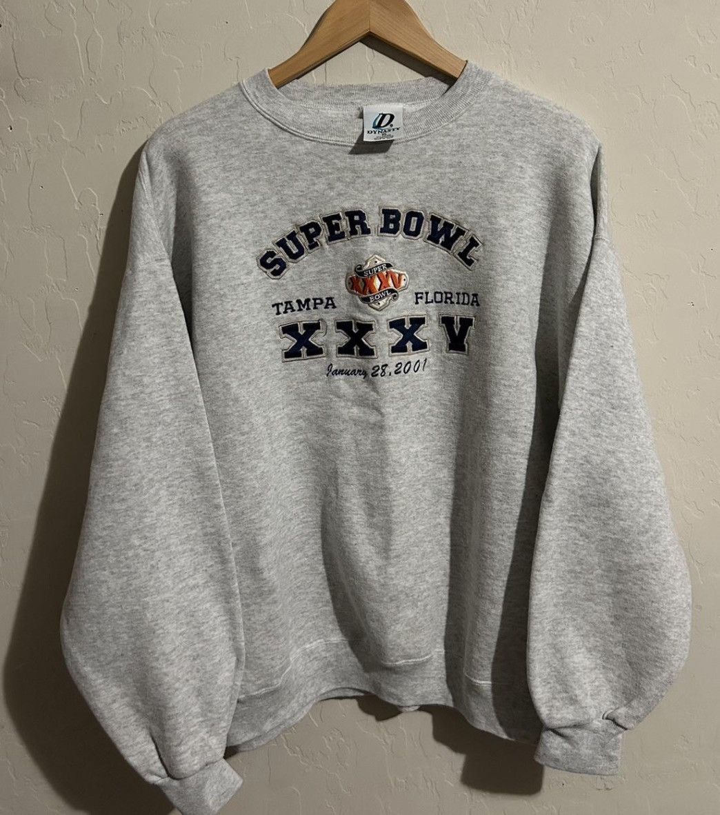 NFL Vintage 2001 Super Bowl Crewneck Size XL Size US XL / EU 56 / 4 - 1 Thumbnail