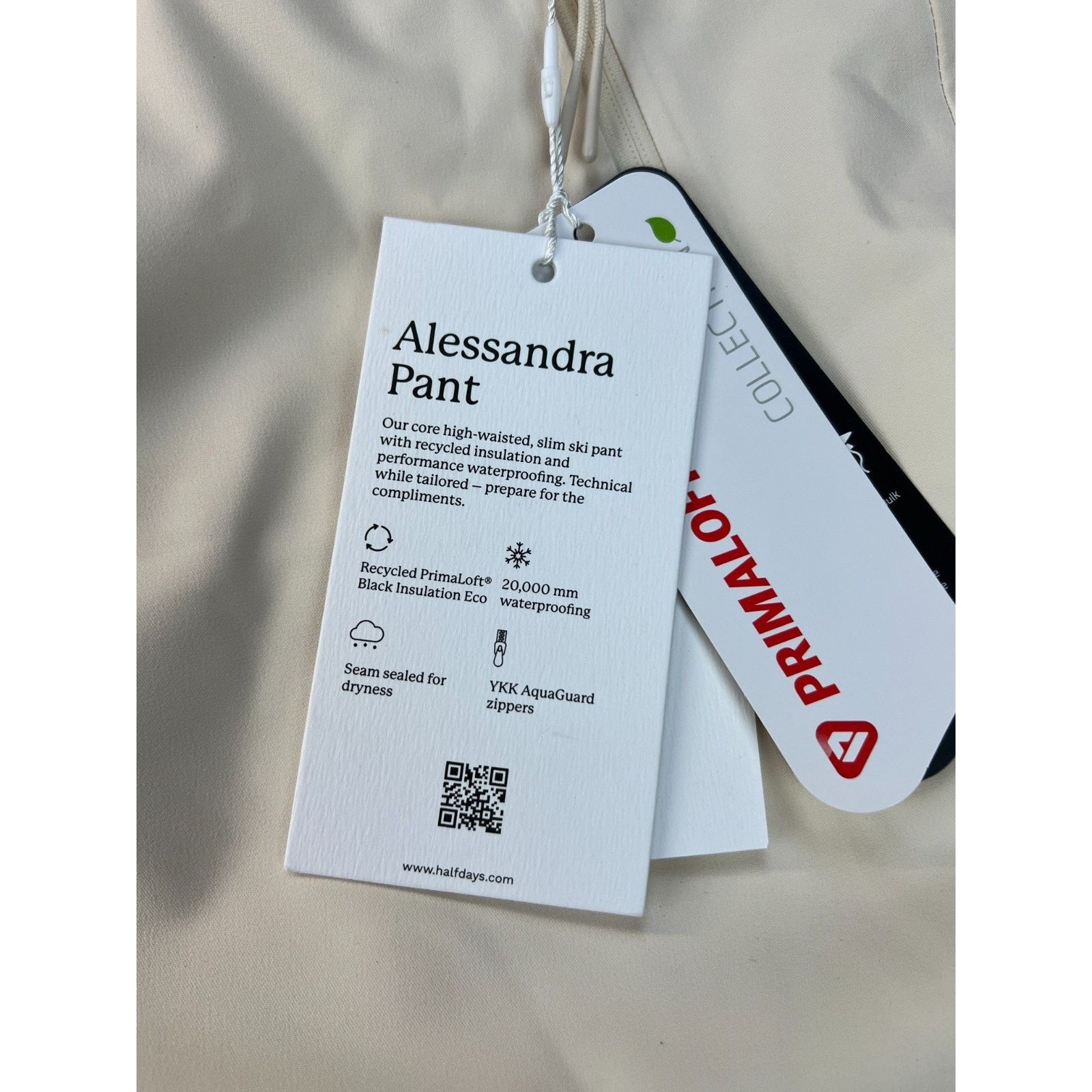Other Halfdays Alessandra Womens Ski Pants Sz L Oat Milk Premium Size 38" / US 16 / IT 52 - 11 Thumbnail